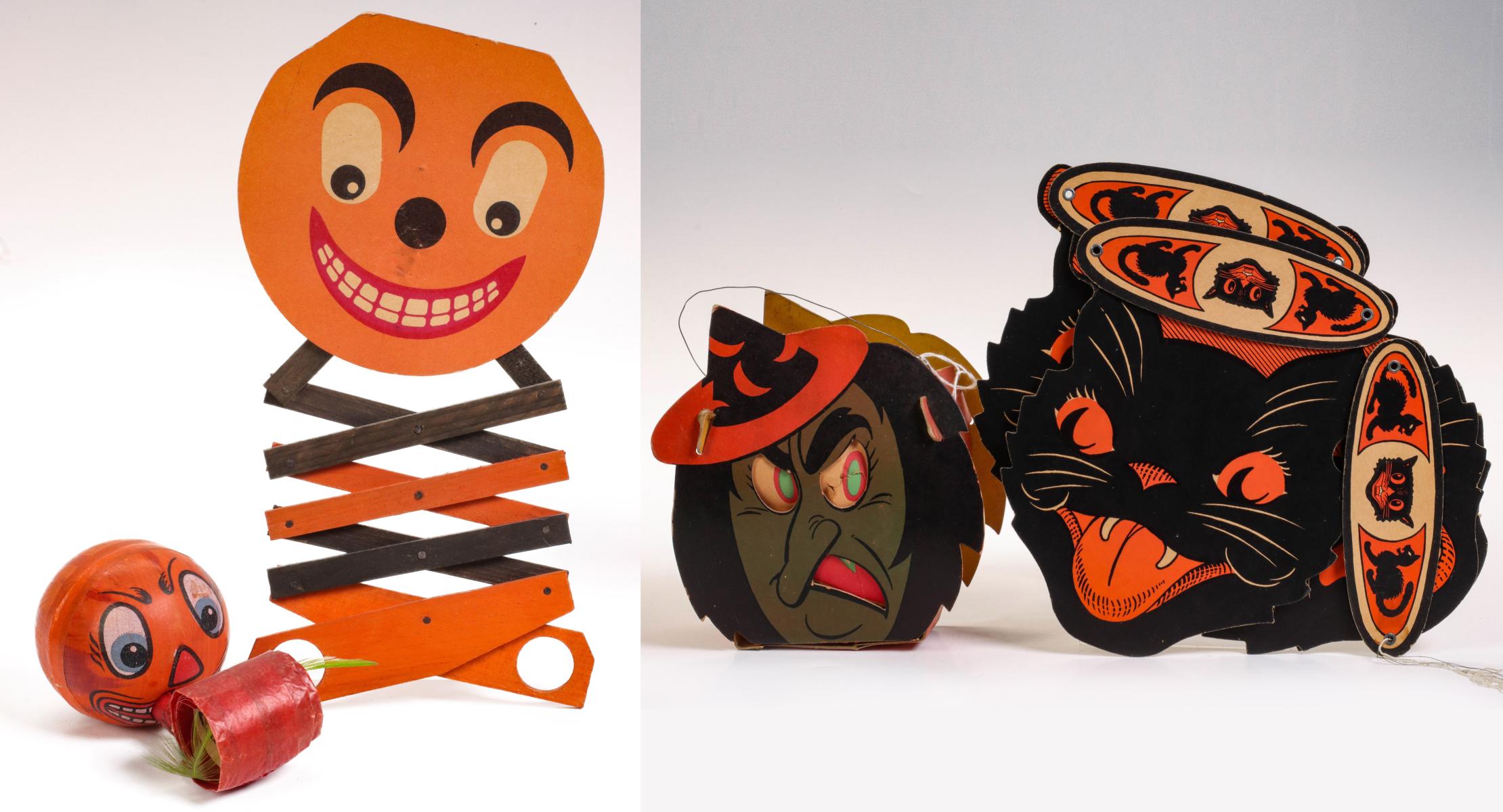 UNUSUAL HALLOWEEN ITEMS STAMPED GERMANY AND JAPAN