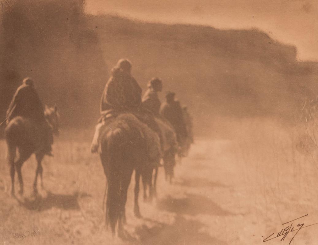 E.S. CURTIS PLATINUM PRINT 'VANISHING RACE' 1904