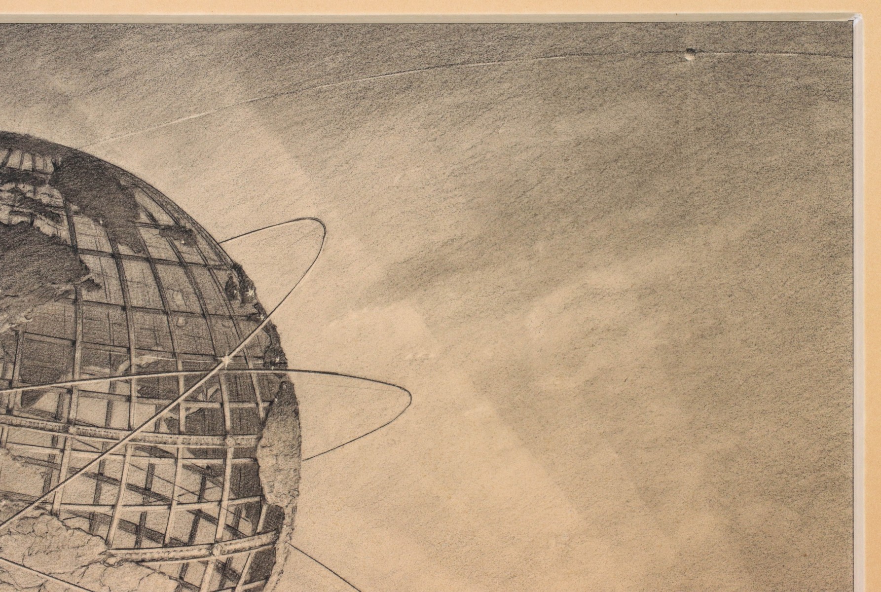 HUGH FERRISS (1889-1962) 1962 UNISPHERE ILLUSTRATION