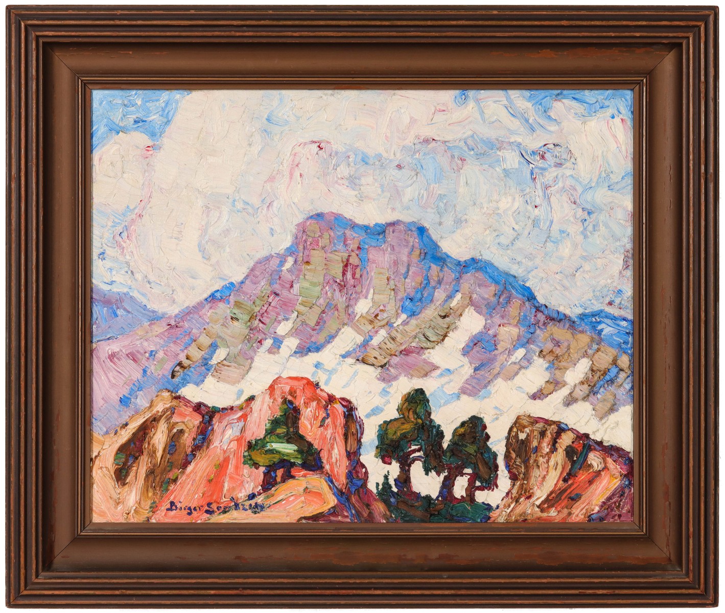 BIRGER SANDZEN (1871-1954) COLORADO OIL ON CANVAS