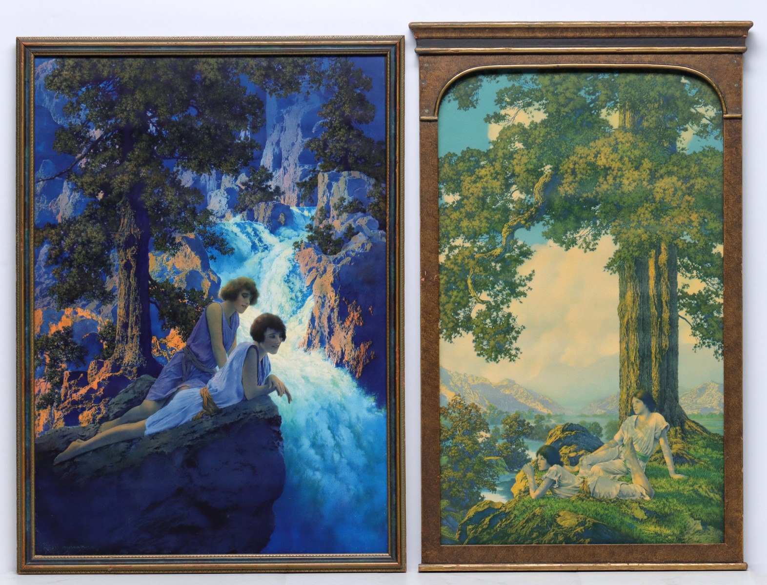 TWO ORIGINAL CIRCA 1930 PRINTS AFTER MAXFIELD PARRISH