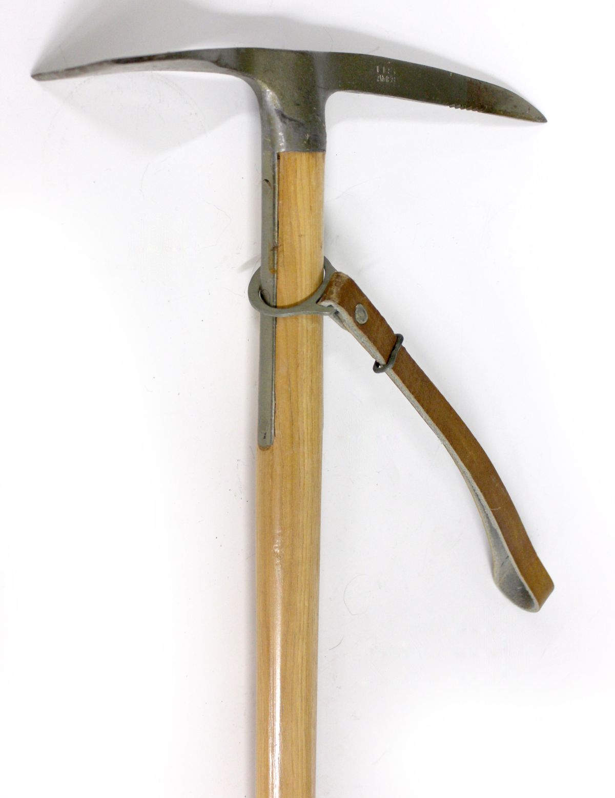 WWII US ARMY 'AMES' ICE AXE WITH WHITE WINTER BOOTS