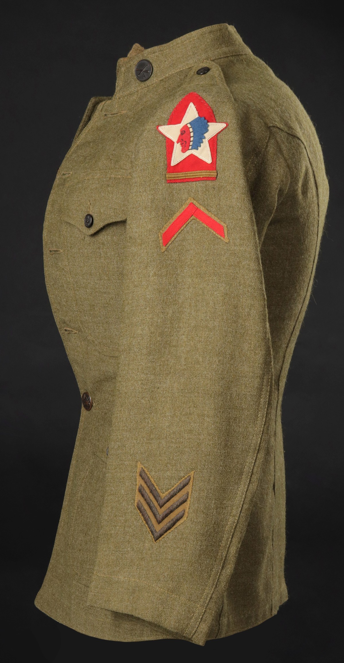 WWI US ARMY 2ND DIVISION SERGEANT UNIFORM