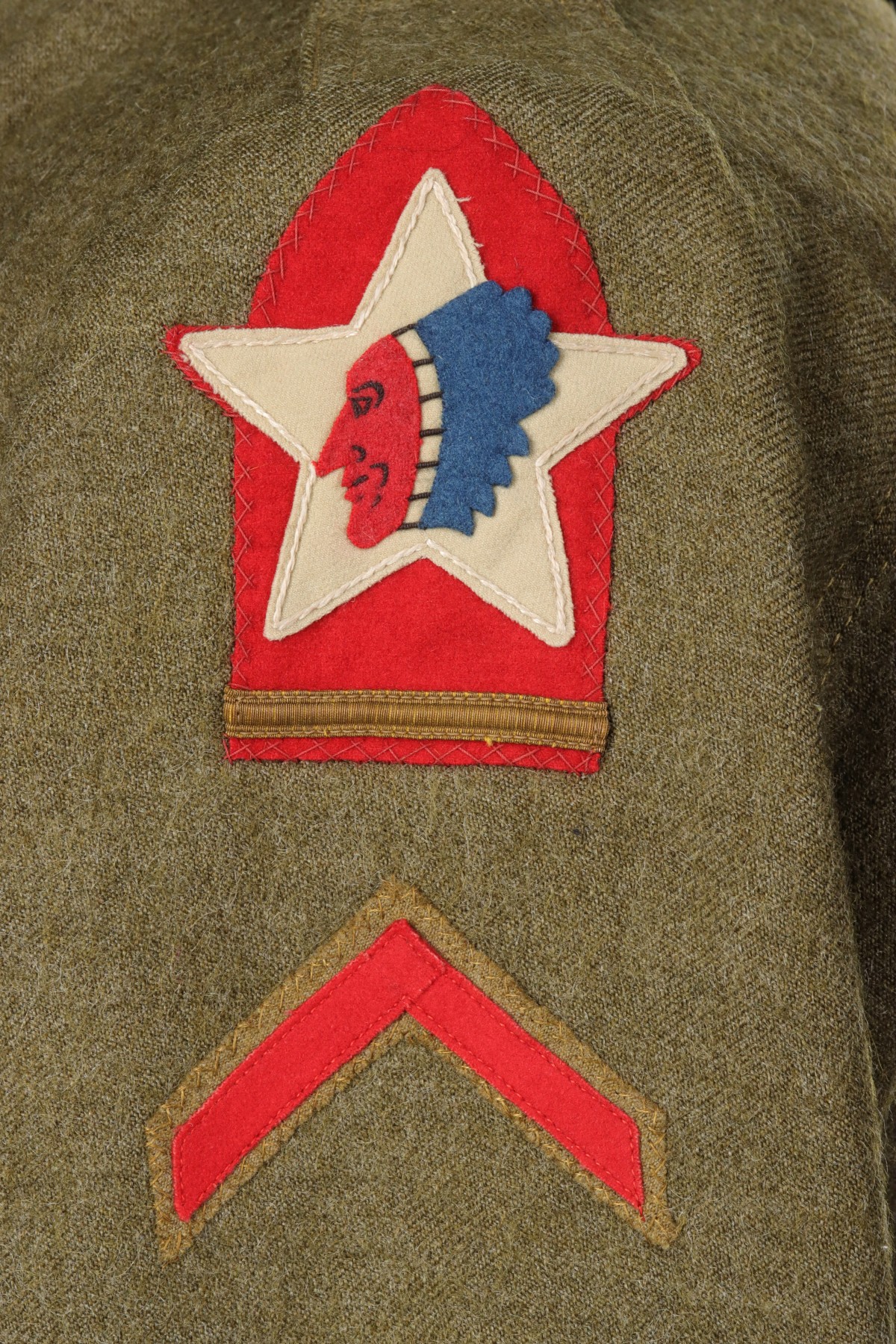 WWI US ARMY 2ND DIVISION SERGEANT UNIFORM