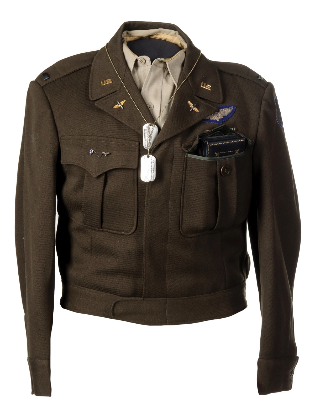 USAAF 8TH AIR FORCE LIEUTENANT UNIFORM, IKE JACKET