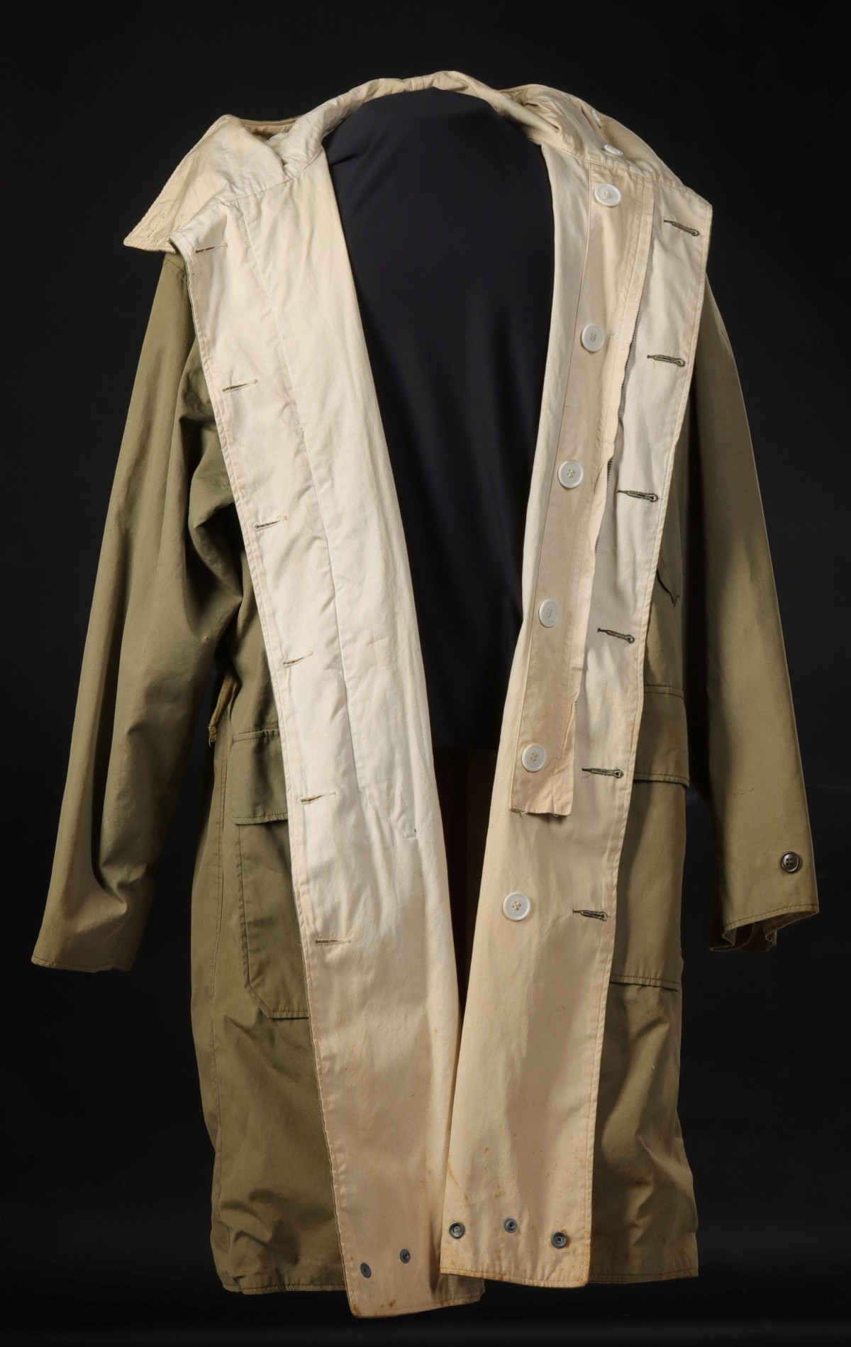 US ARMY WWII REVERSIBLE HOODED JACKET