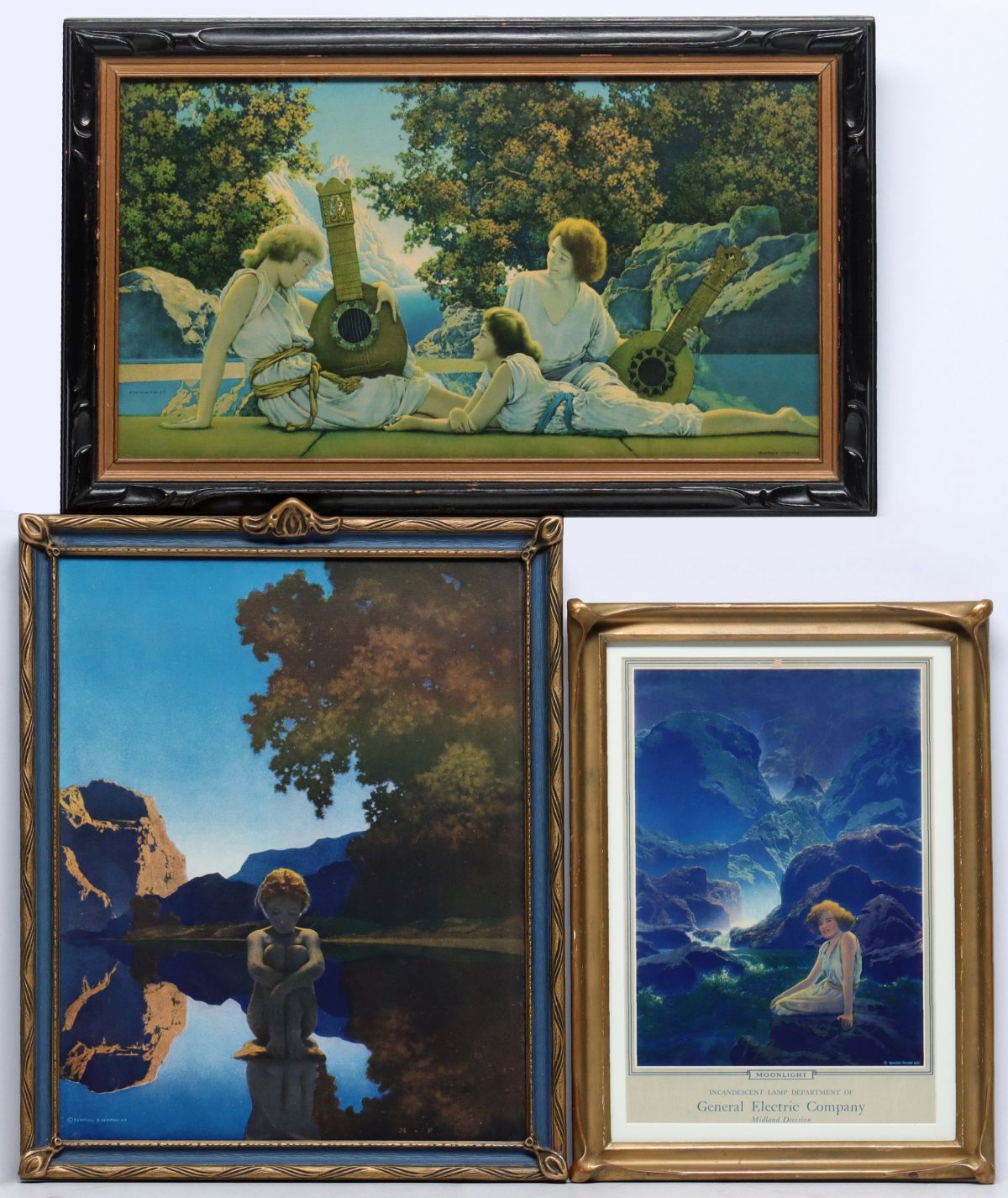 THREE 1930s EXAMPLES OF MAXFIELD PARRISH ILLUSTRATION