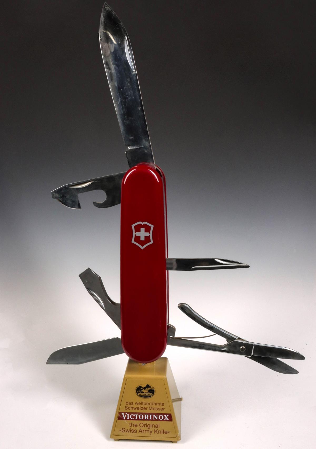 A VICTORINOX SWISS ARMY KNIFE KINETIC STORE DISPLAY