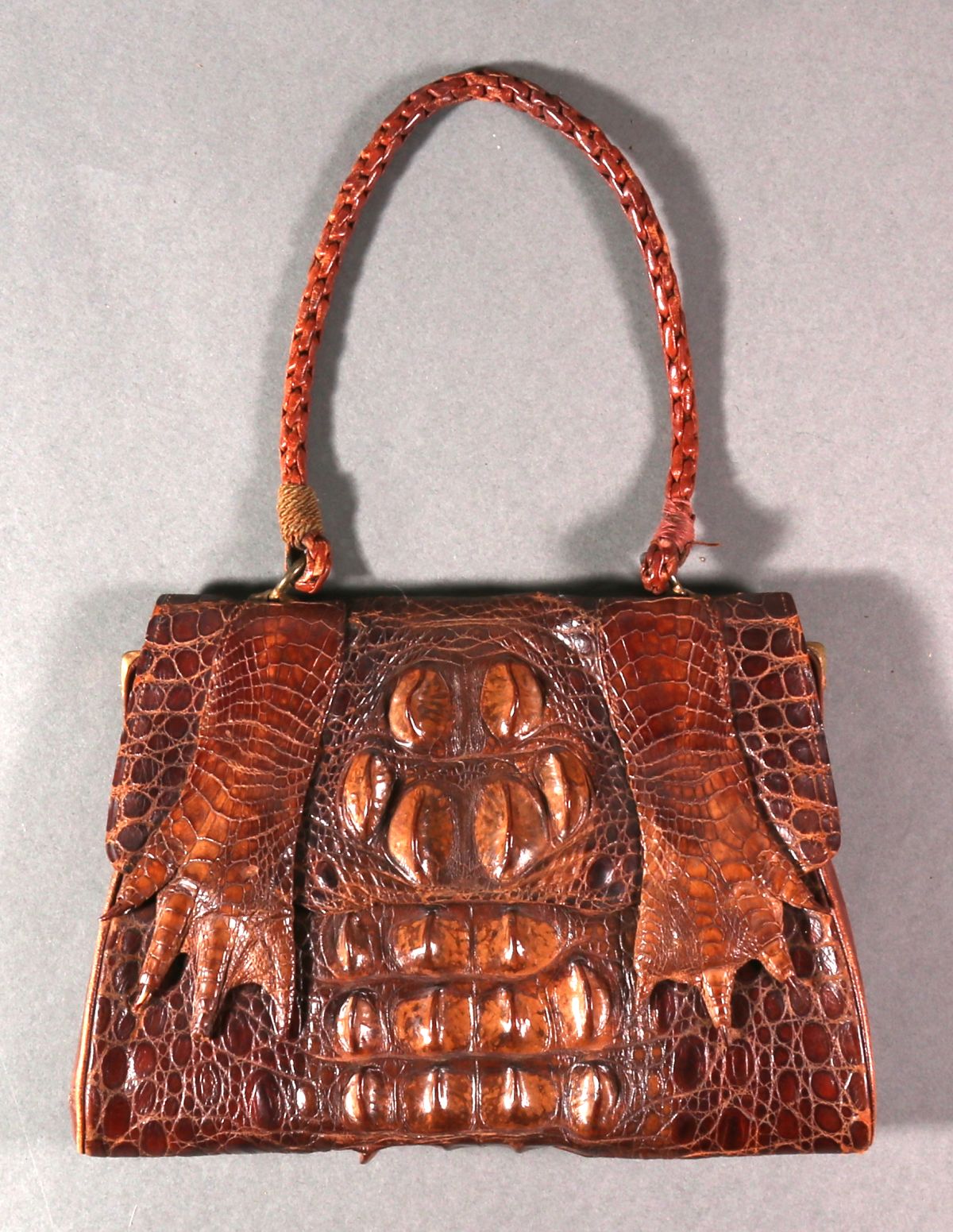 ALLIGATOR AND FIVE OTHER VINTAGE PURSES