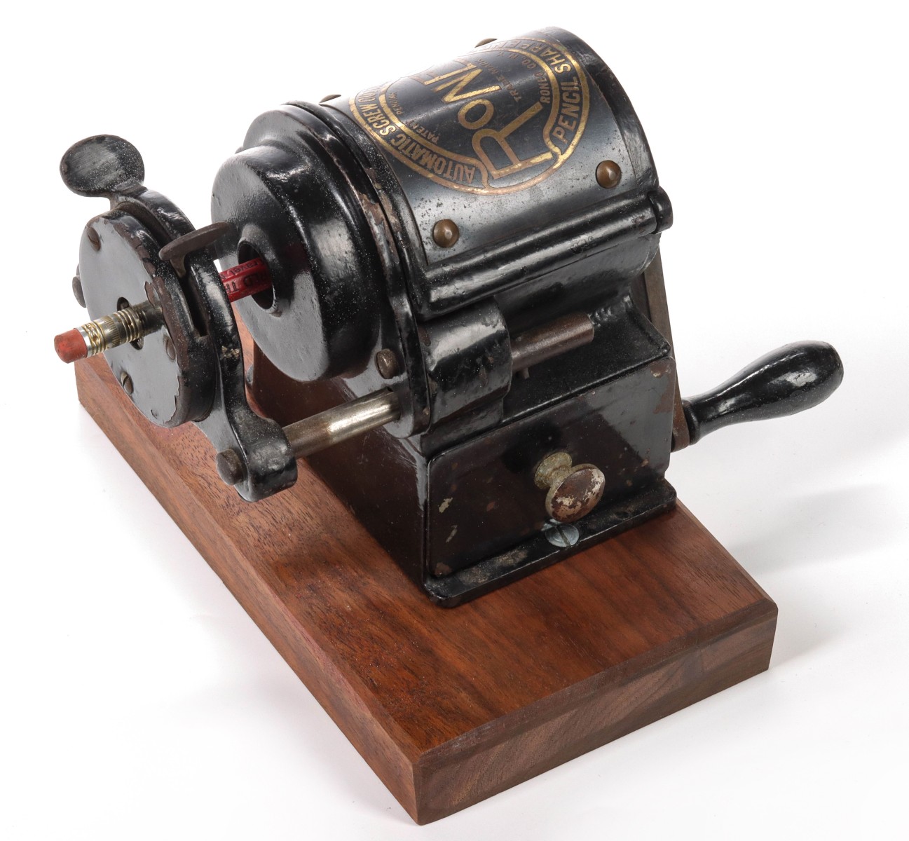 A RONEO TABLETOP PENCIL SHARPENER CIRCA 1930