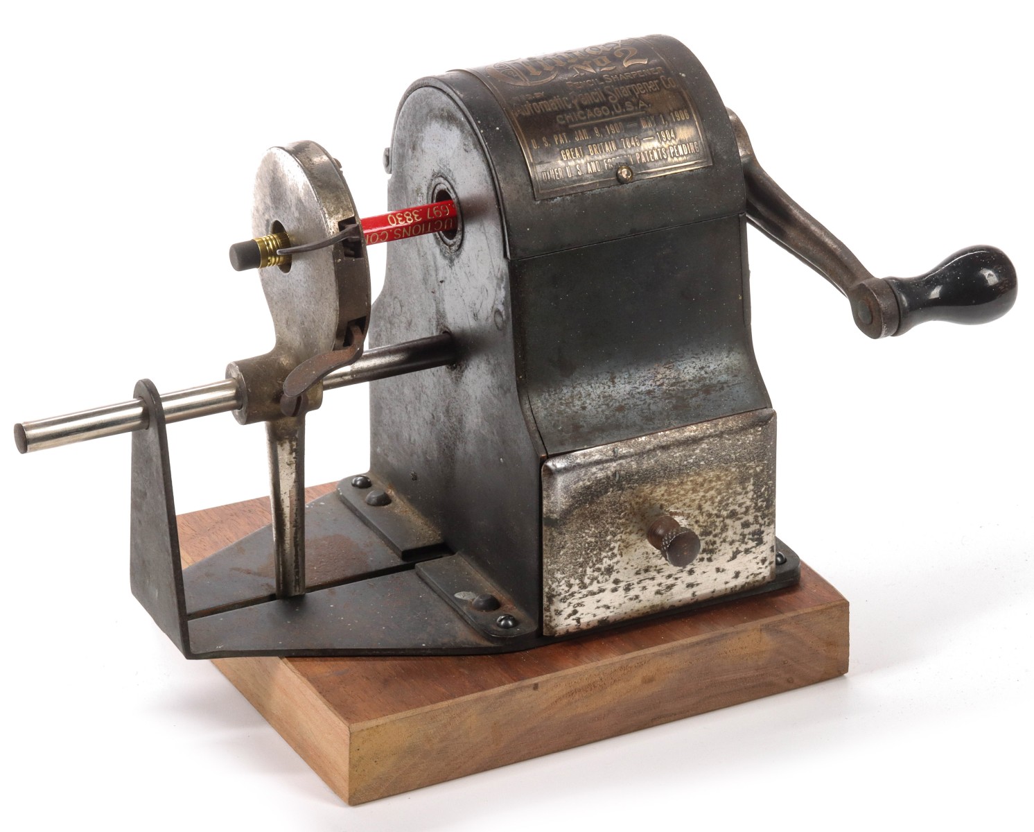 CLIMAX NO. 2 PENCIL SHARPENER CIRCA 1907