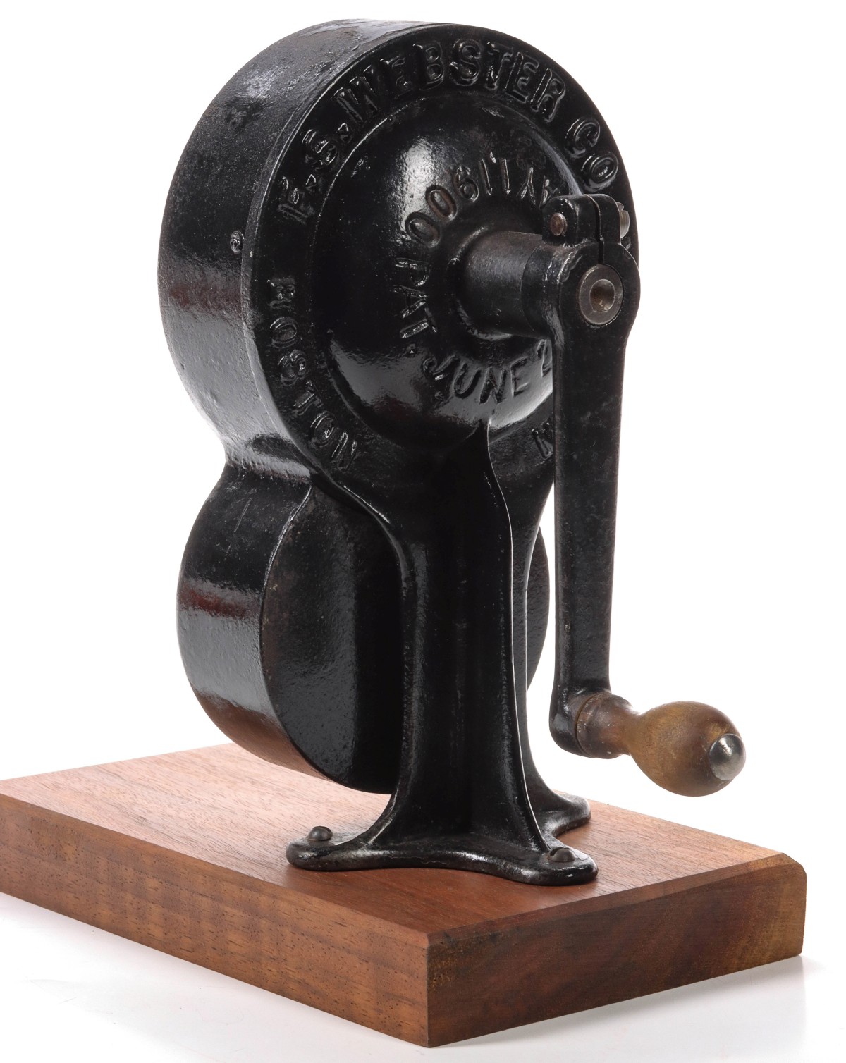 F.S. WEBSTER CAST IRON PENCIL SHARPENER CIRCA 1890