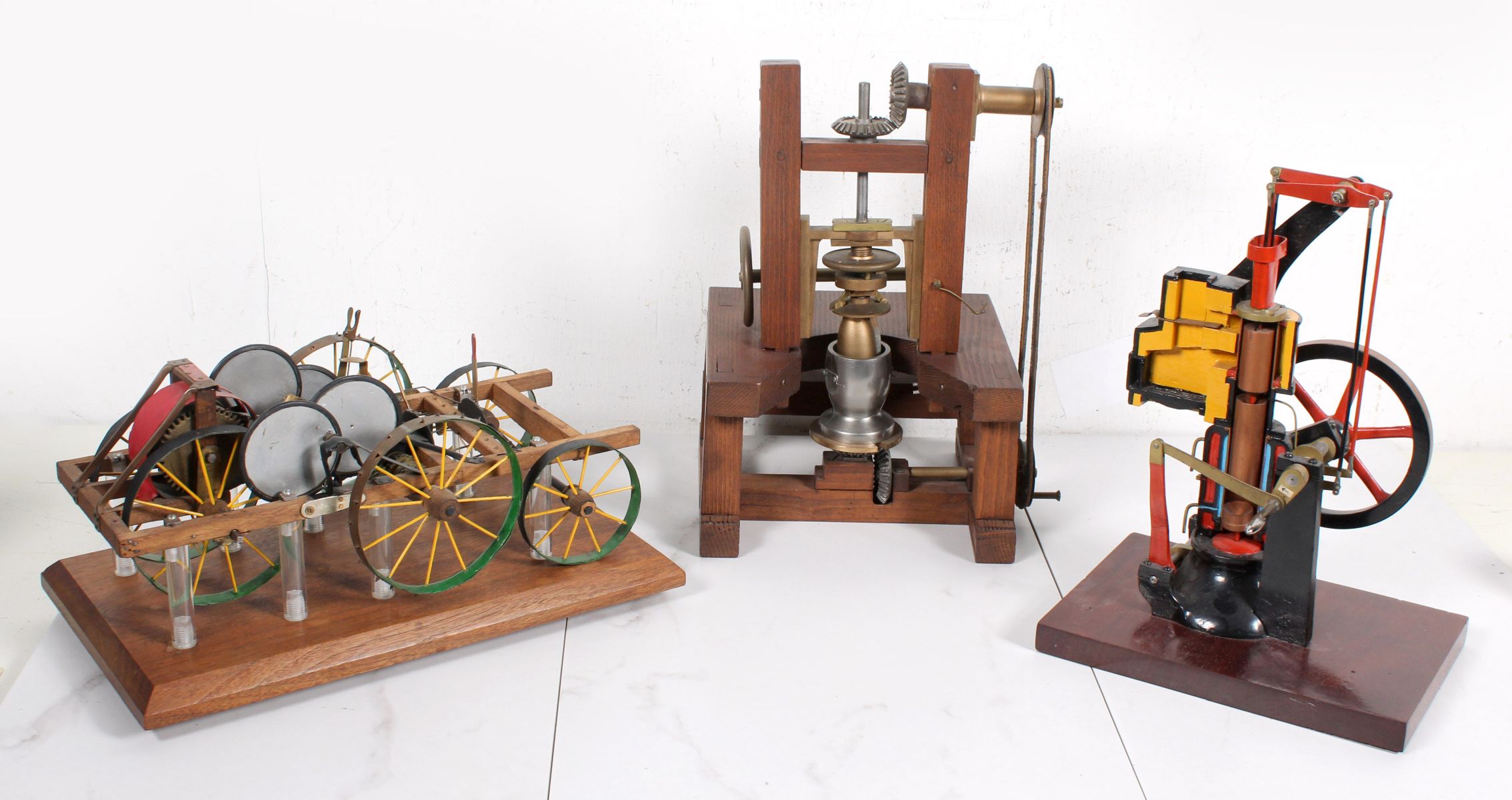 THREE LATE 20TH CENTURY PATENT OFFICE TYPE MODELS