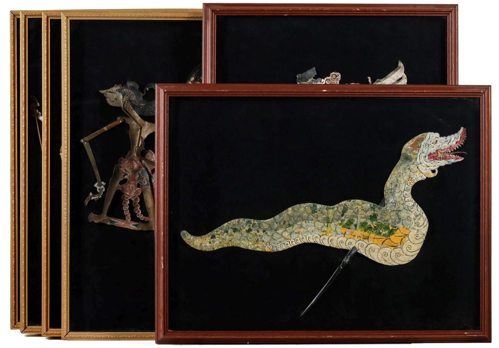 A COLLECTION OF FOURTEEN INDONESIAN SHADOW PUPPETS