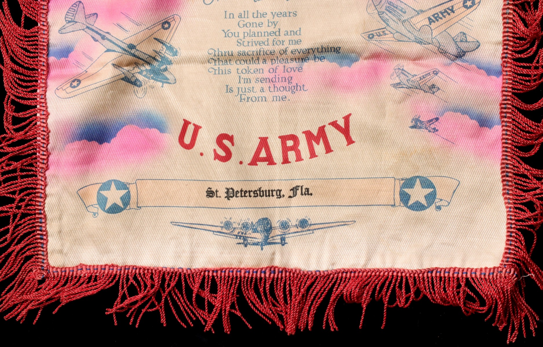 HARVARD NEBRASKA AND OTHER WORLD WAR TWO PILLOW COVERS