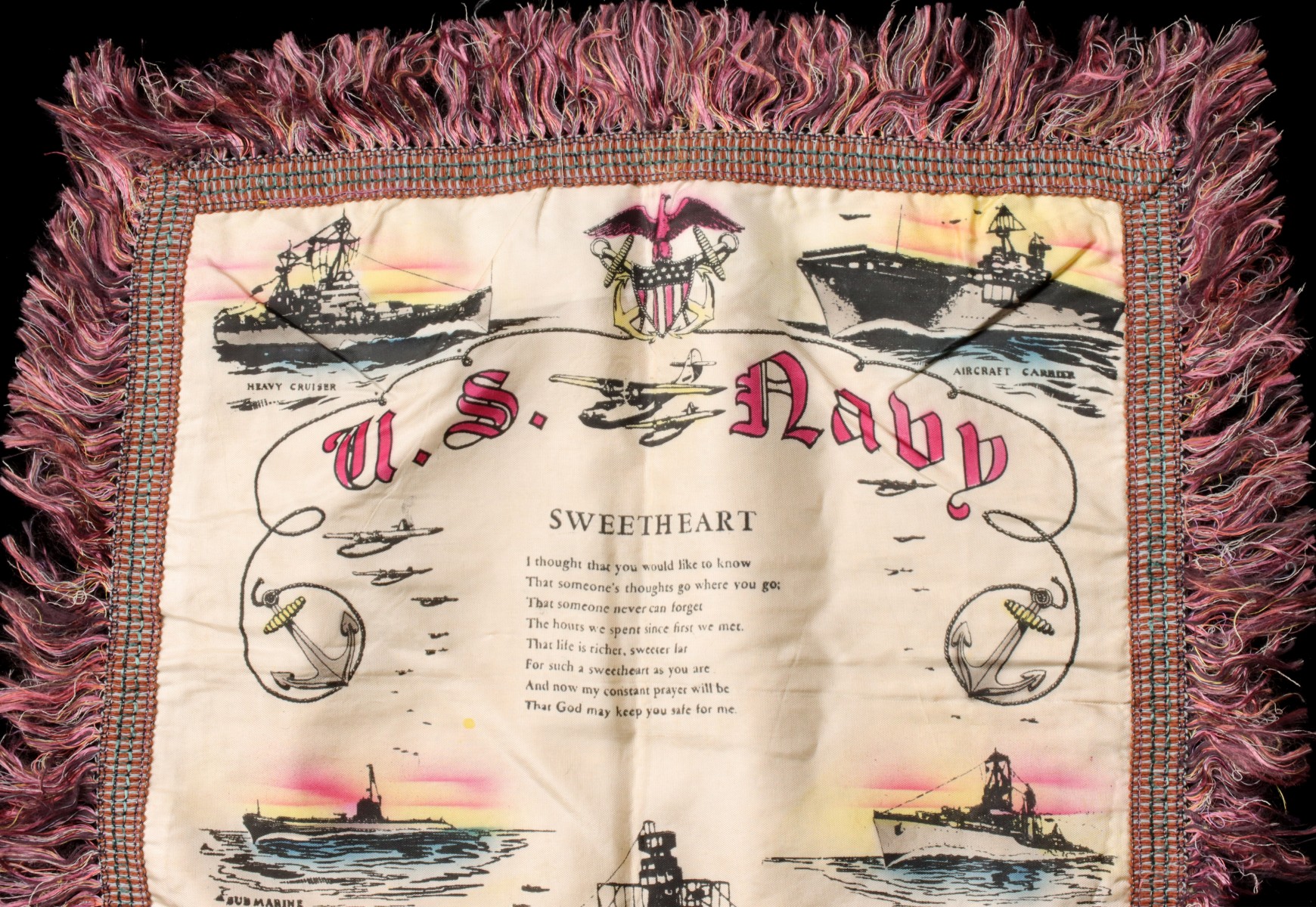 HARVARD NEBRASKA AND OTHER WORLD WAR TWO PILLOW COVERS