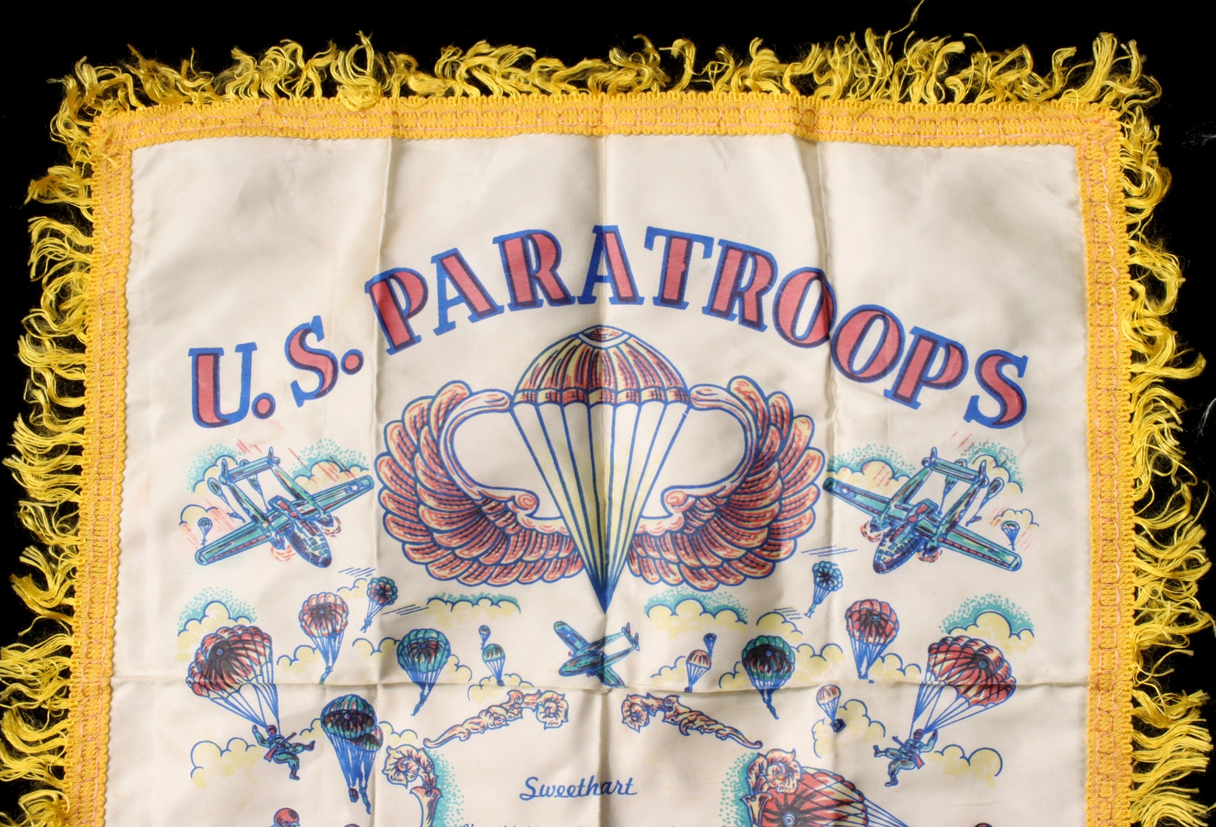 PARATROOPERS, MARINES, AIR FORCE WWII PILLOW COVERS