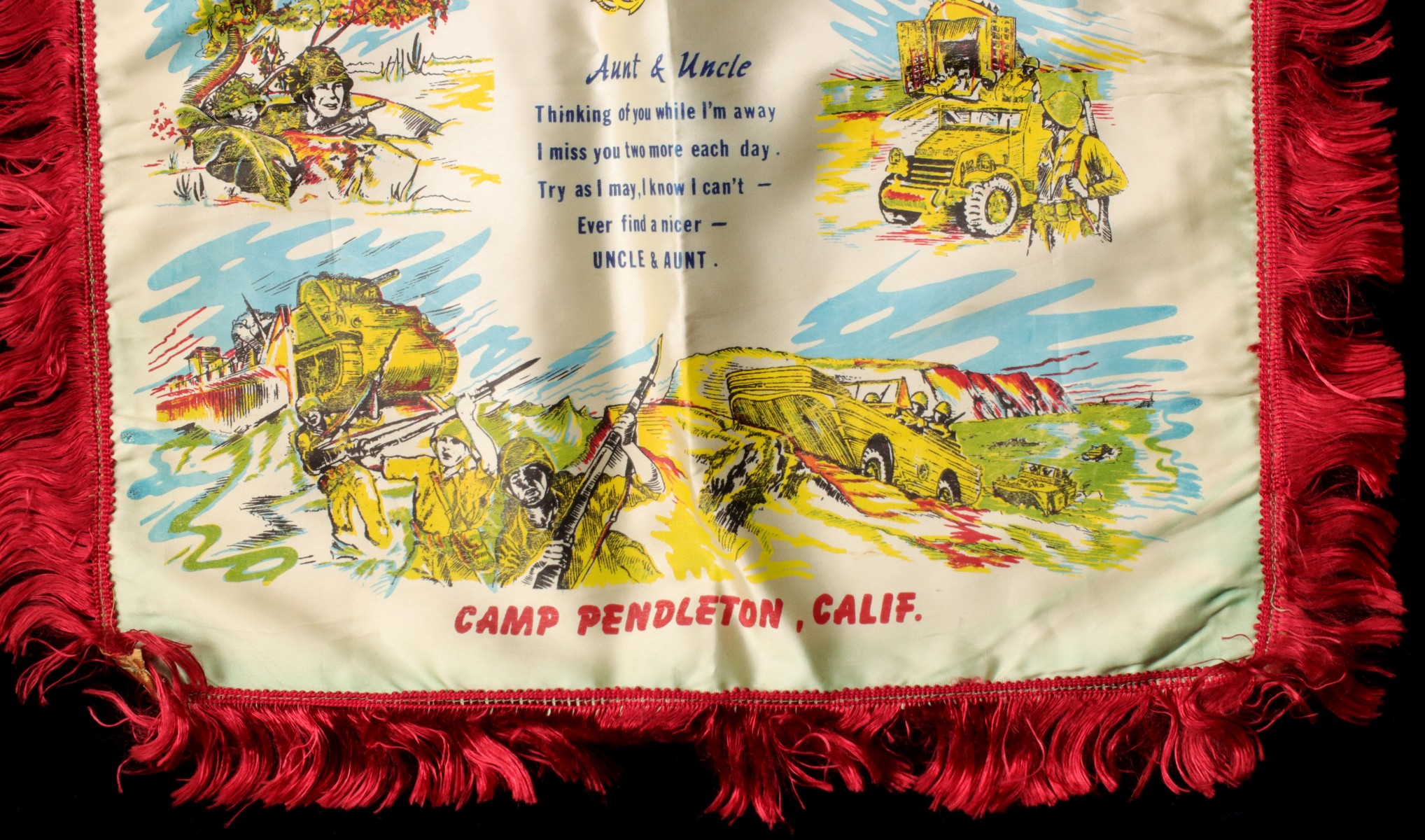 PARATROOPERS, MARINES, AIR FORCE WWII PILLOW COVERS