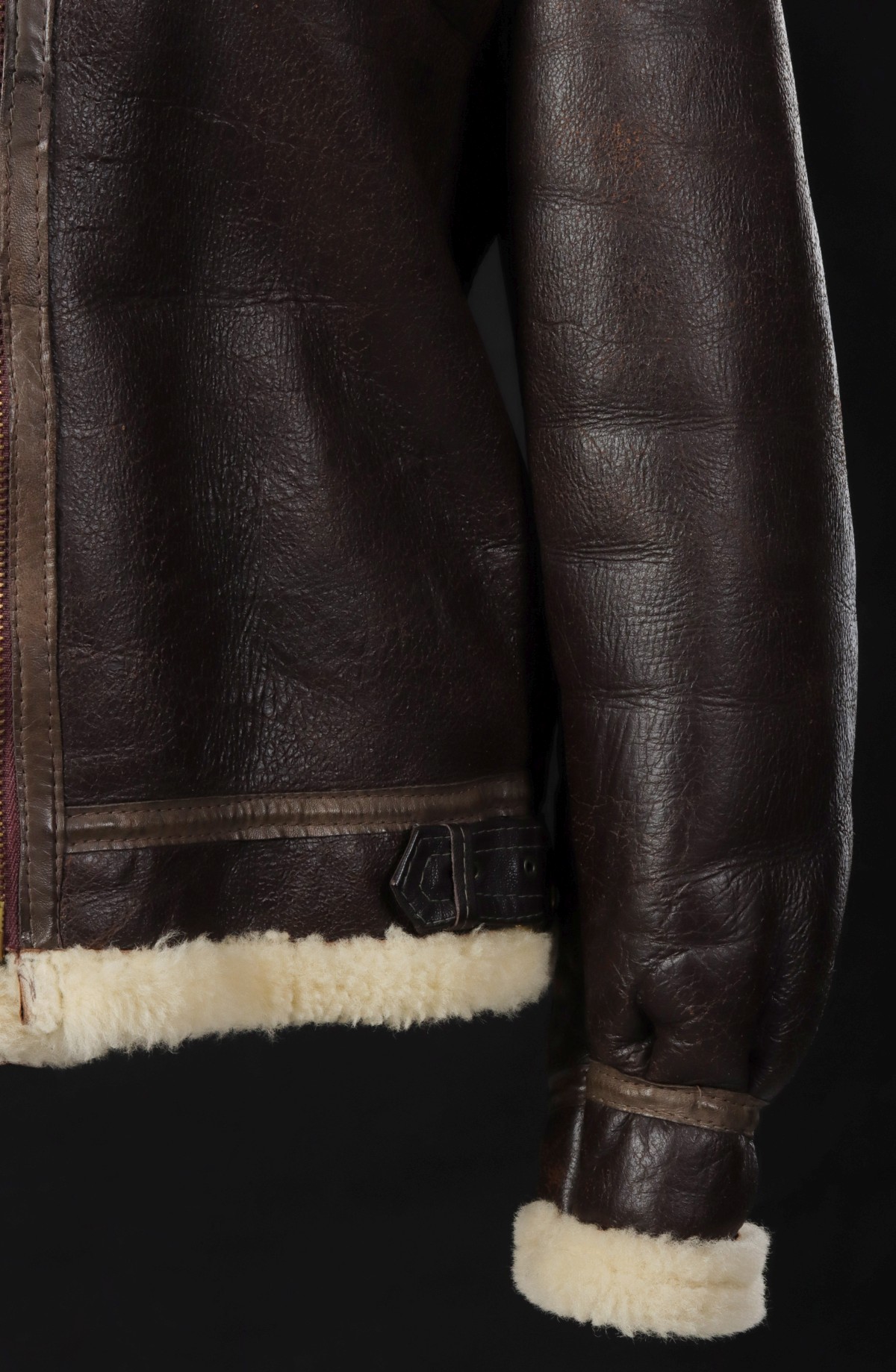 AN AVIREX LTD B-3 TYPE SHEARLING AVIATOR JACKET