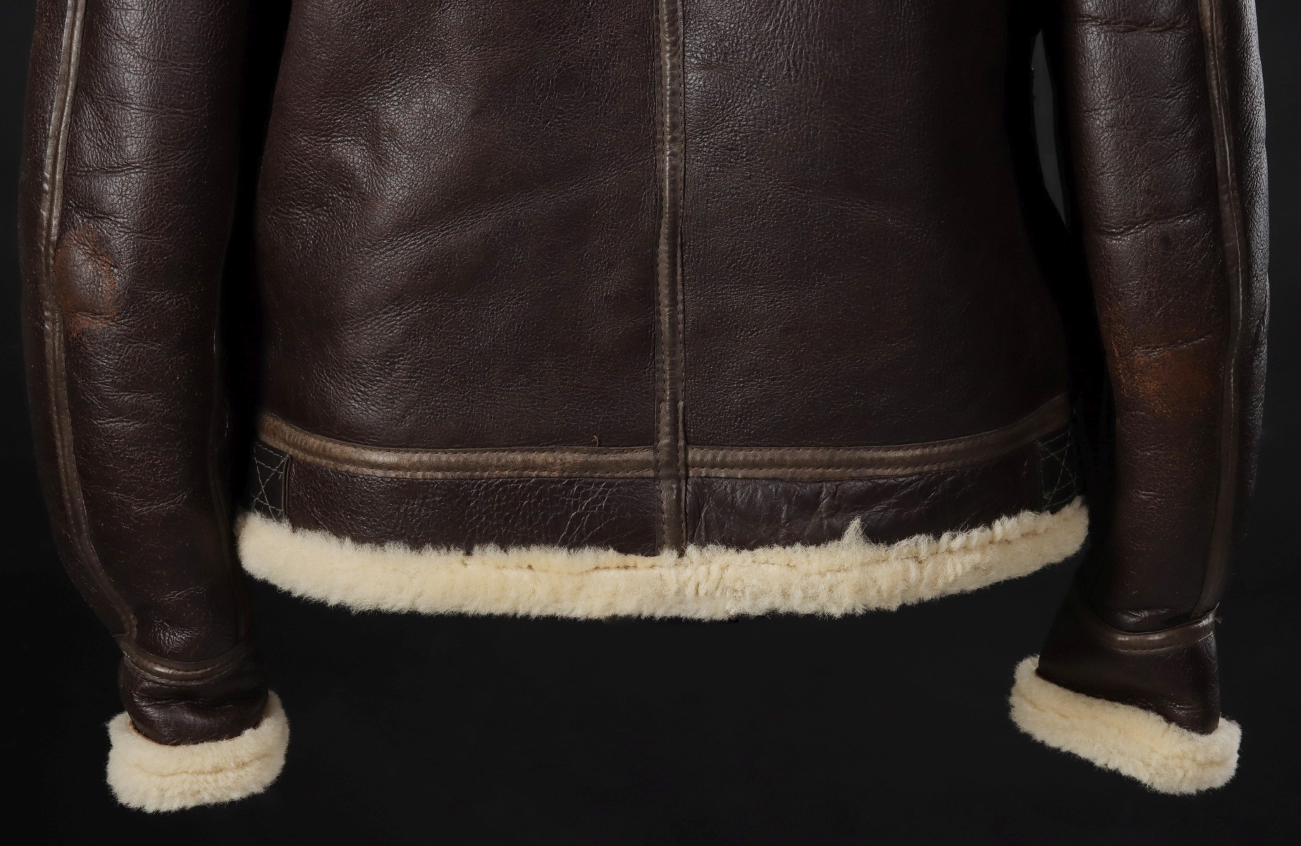 AN AVIREX LTD B-3 TYPE SHEARLING AVIATOR JACKET