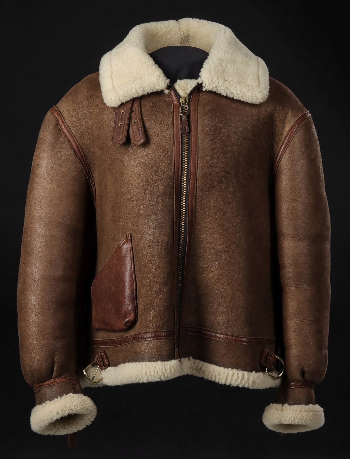 ORCHARD BRAND B-3 TYPE SHEARLING AVIATOR JACKET