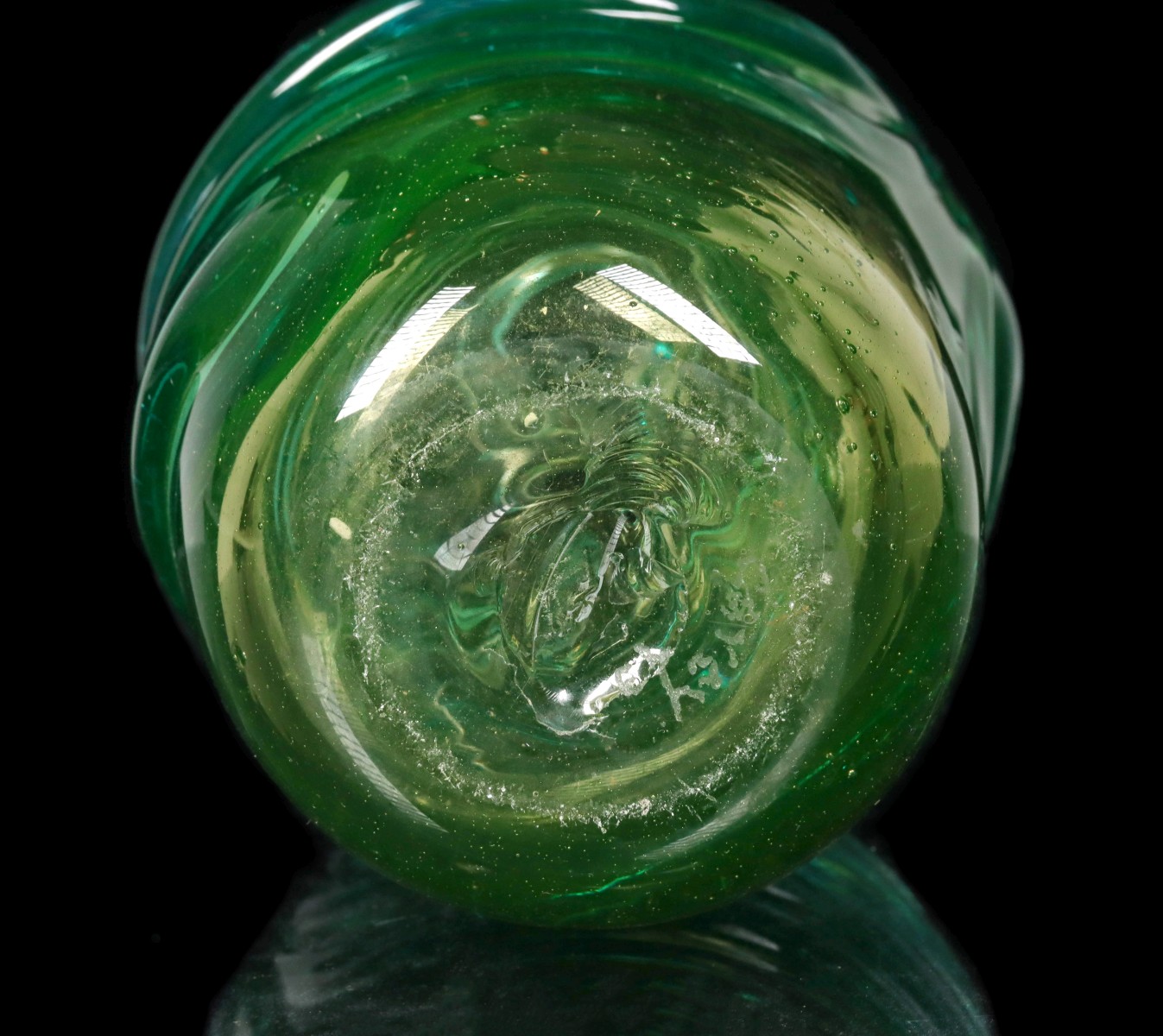 A RARE SHELDON CAREY (1911-2000) STUDIO GLASS VASE