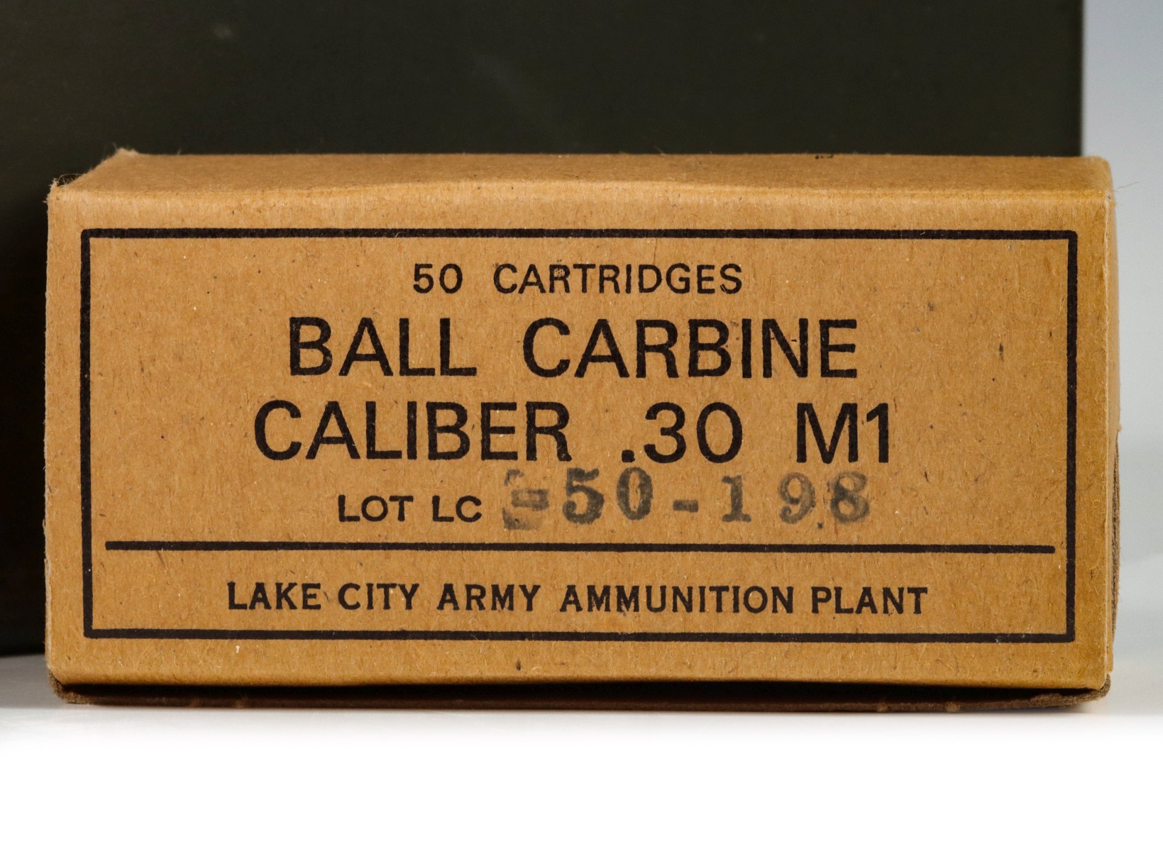 AMMO CAN OF 1350 ROUNDS CAL .30 CARBINE CARTRIDGES