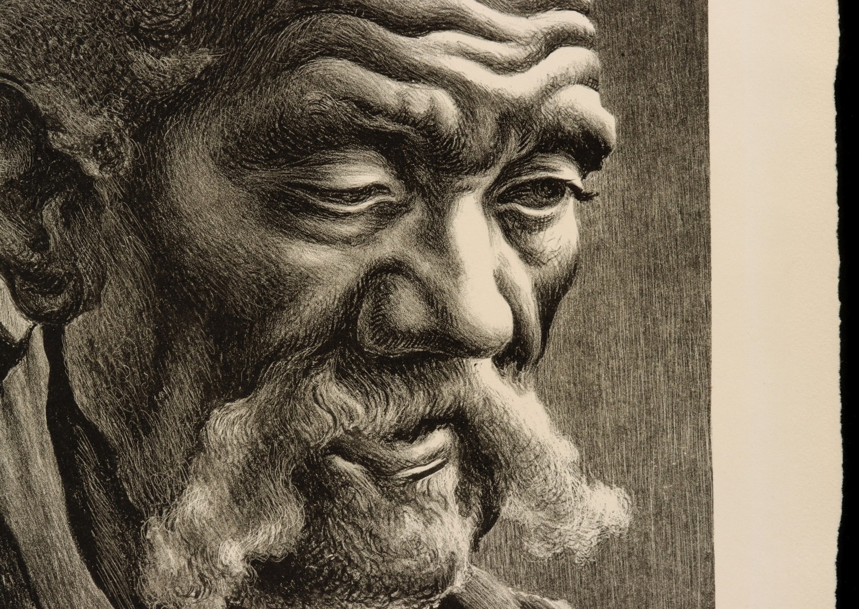 THOMAS HART BENTON (1889-1975) PENCIL SIGNED LITHOGRAPH