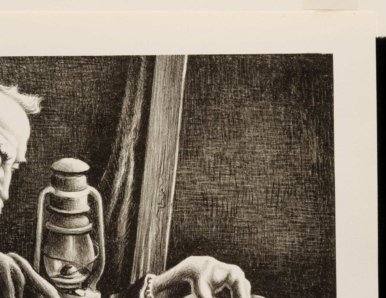 THOMAS HART BENTON (1889-1975) PENCIL SIGNED LITHOGRAPH