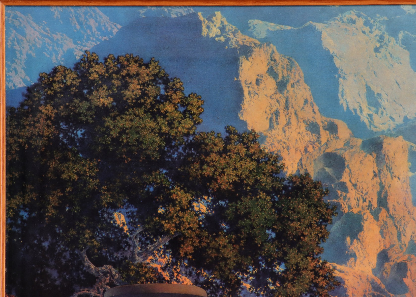 MAXFIELD PARRISH DUPONT MURAL MECHANICAL PRINT, 1932