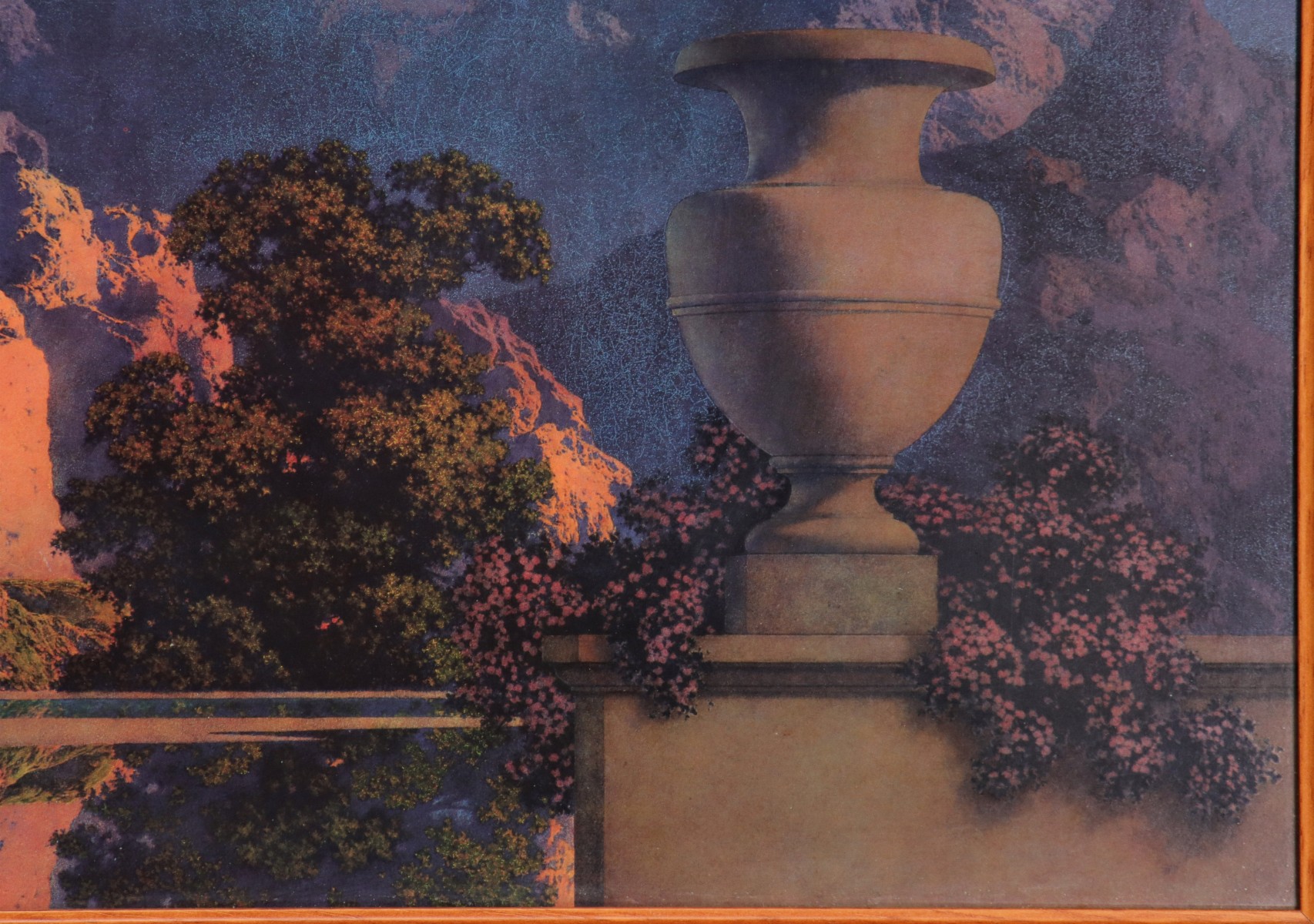 MAXFIELD PARRISH DUPONT MURAL MECHANICAL PRINT, 1932