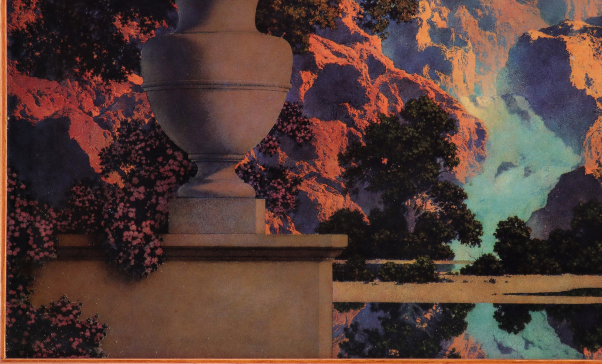 MAXFIELD PARRISH DUPONT MURAL MECHANICAL PRINT, 1932