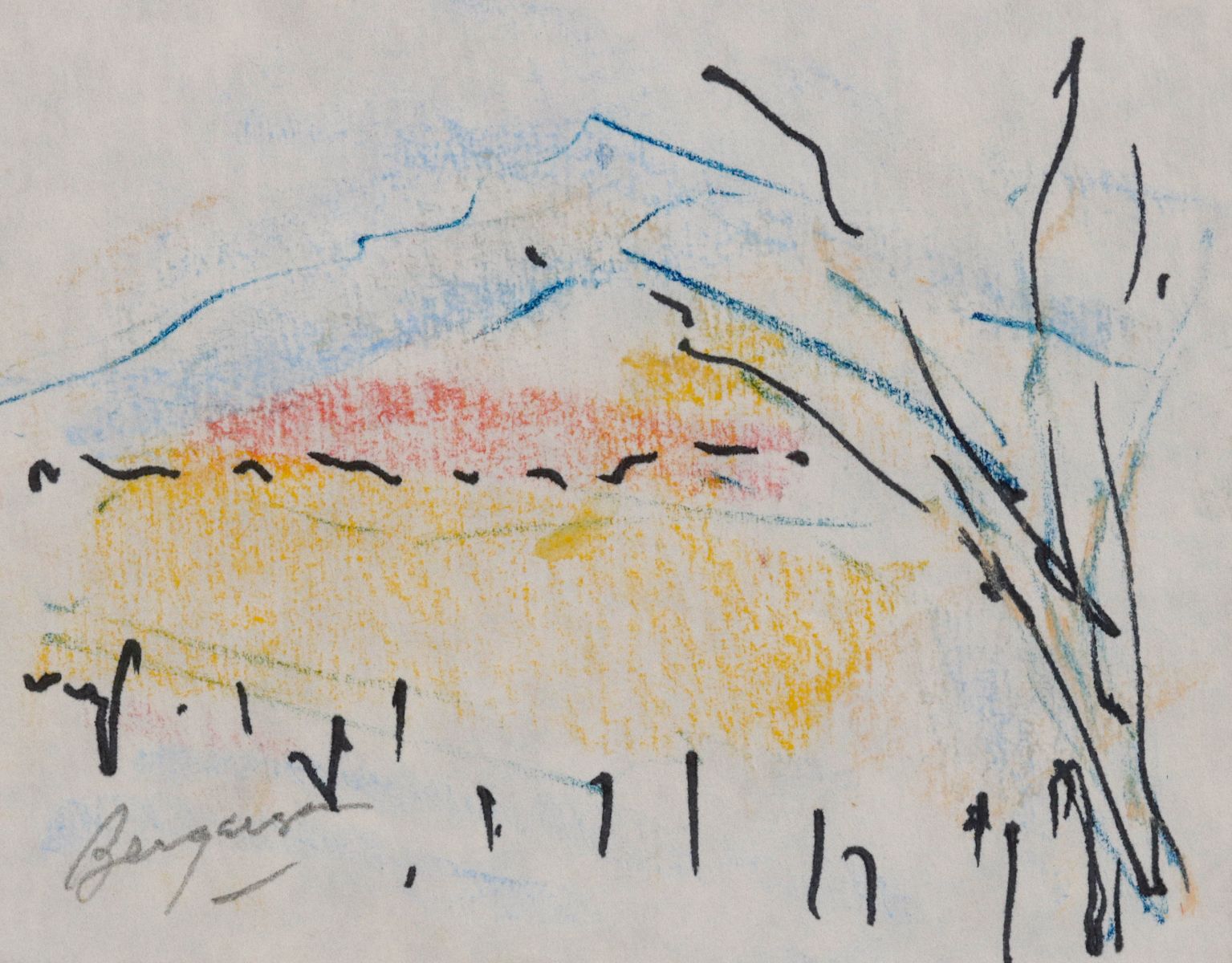 MARC BERGERSON (1918-2006) WORKS ON PAPER (FIVE WORKS)