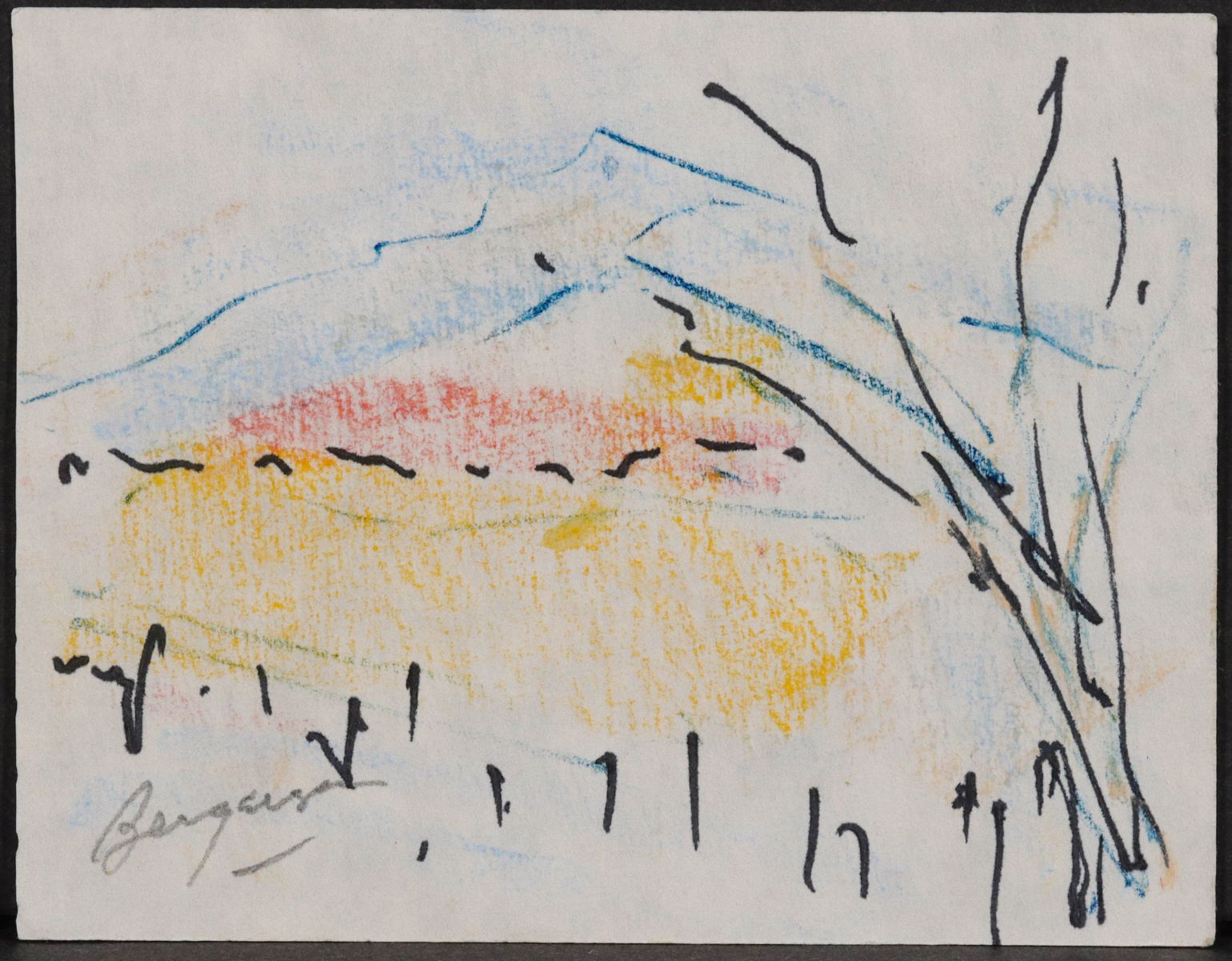 MARC BERGERSON (1918-2006) WORKS ON PAPER (FIVE WORKS)