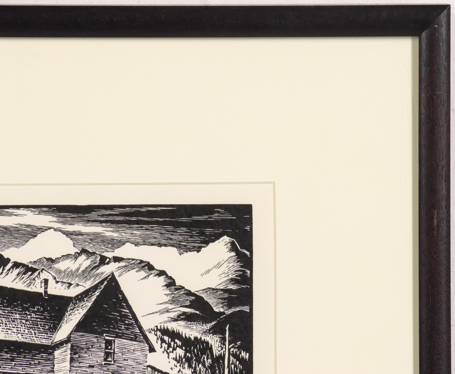 LLOYD FOLTZ (1897-1990) PENCIL SIGNED WOODBLOCK