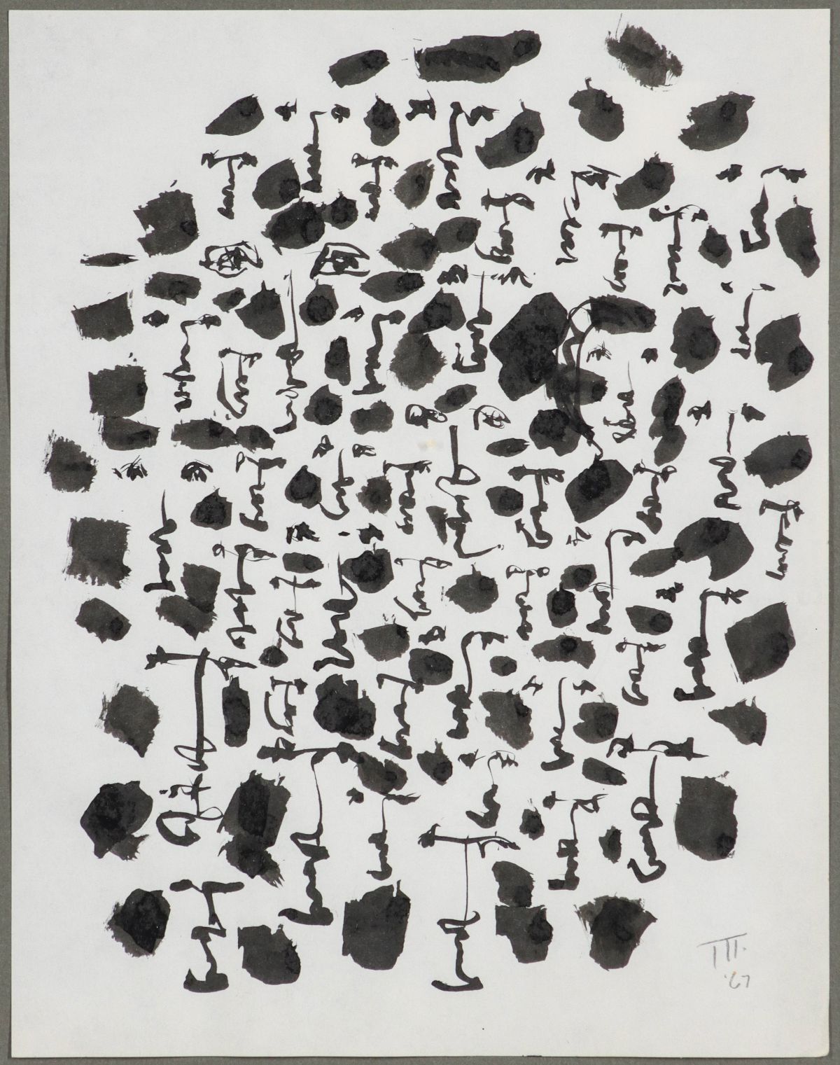 MARC BERGERSON (1918-2006) INK ON PAPER