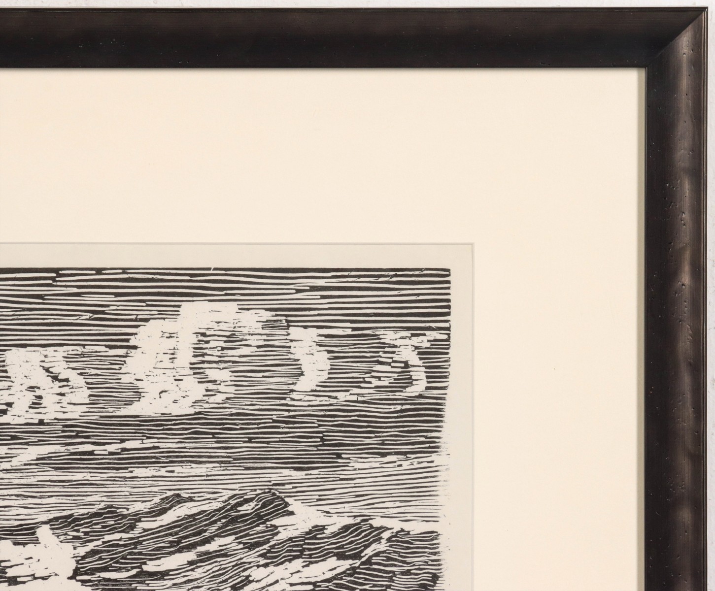 BIRGER SANDZEN (1871-1954) PENCIL SIGNED WOODBLOCK