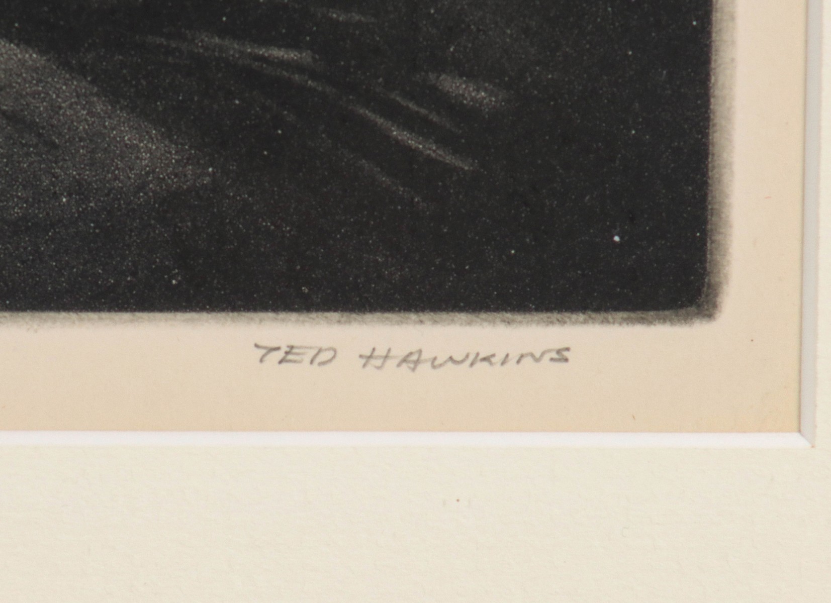 TED HAWKINS (1910-1969) SIGNED AQUATINT PPM GIFT PRINT