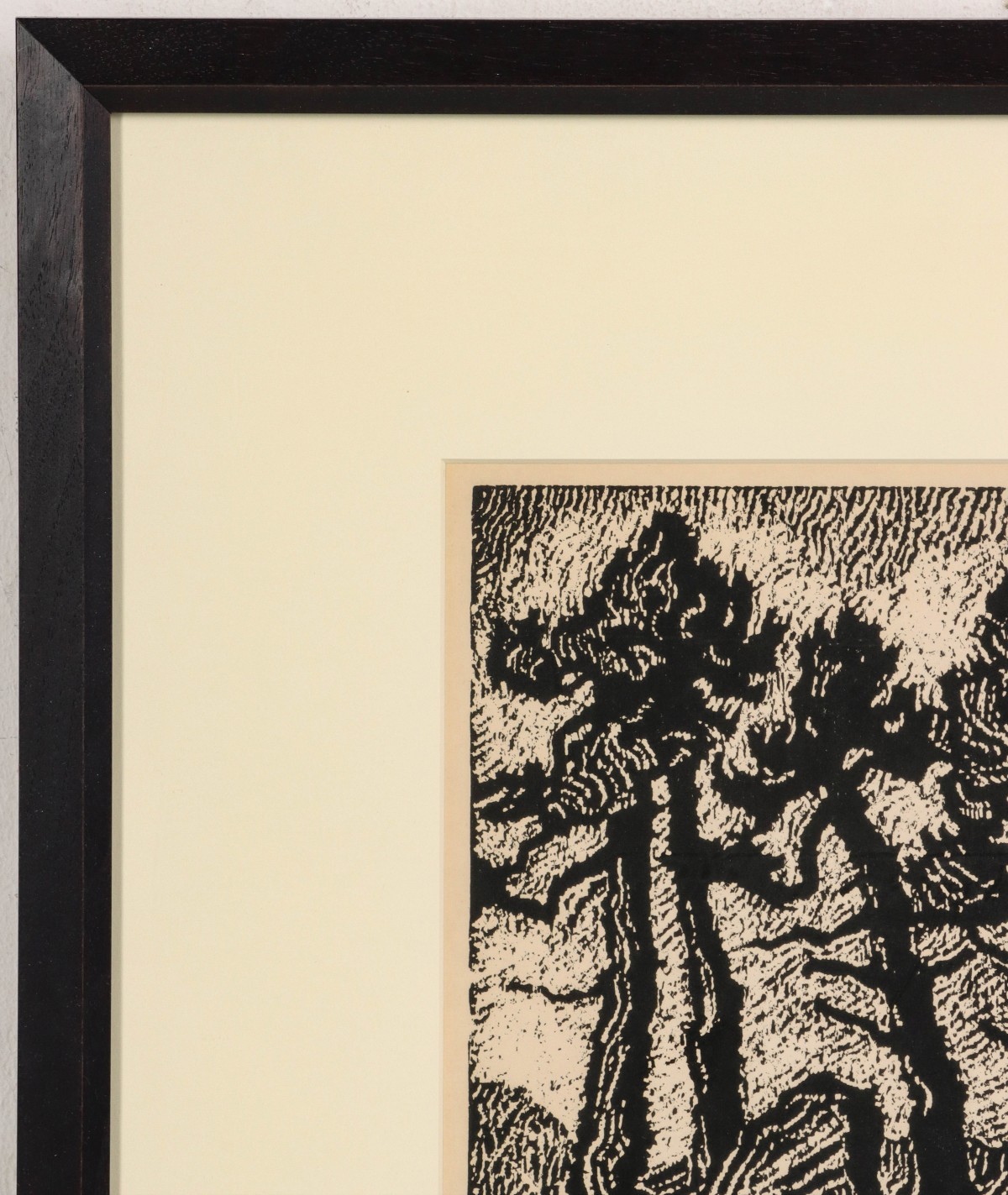 BIRGER SANDZEN (1871-1954) PENCIL SIGNED BLOCK PRINT