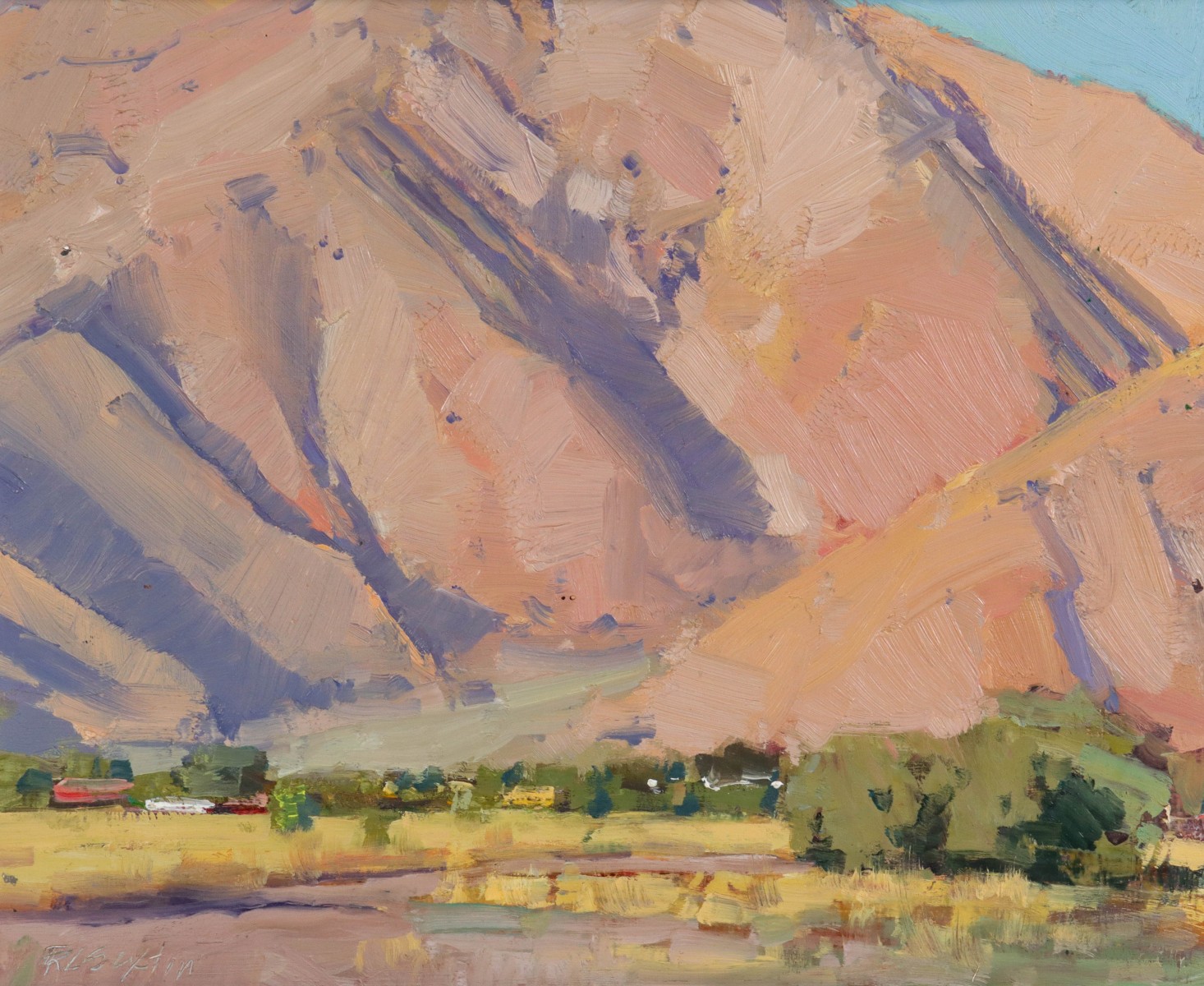 RANDALL SEXTON (1958-2023) CALIFORNIA OIL ON PANEL