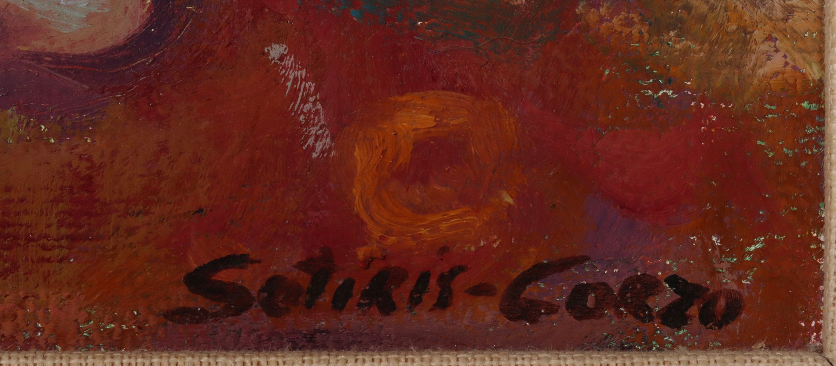 SOTIRIS AND CORZO (B. 1936/1949) OIL ON CANVAS