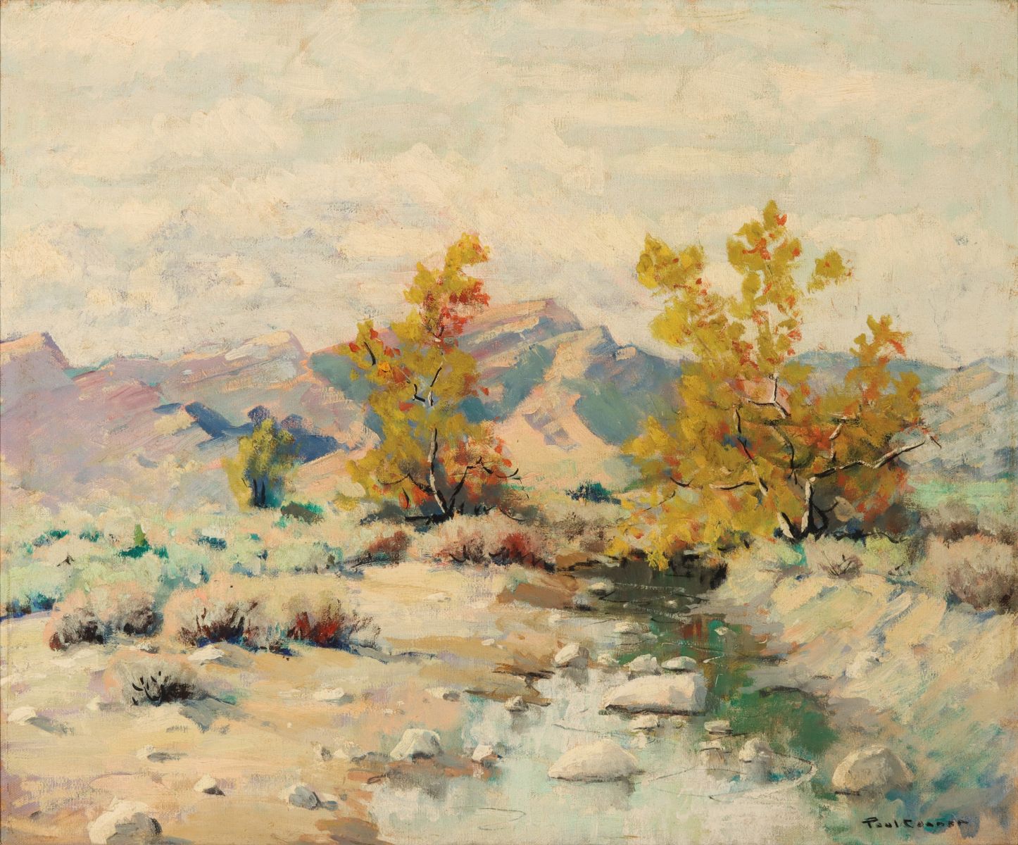 PAUL CONNER (1881-1968) CALIFORNIA OIL ON CANVAS