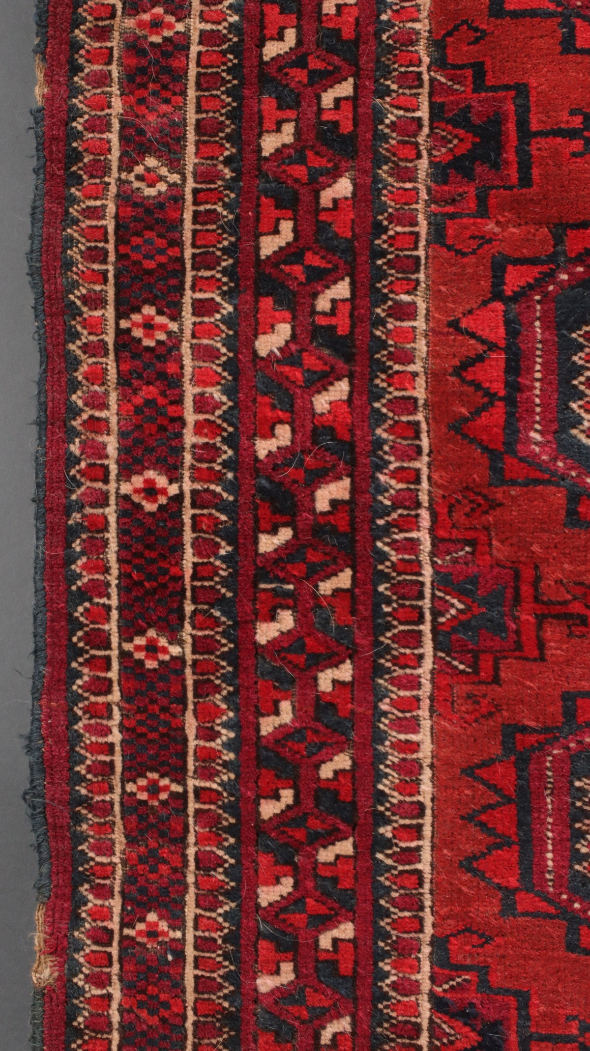 A WEST TURKESTAN TEKKE SCATTER RUG CIRCA 1920