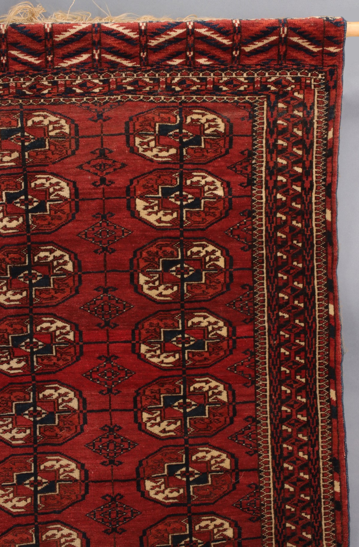 A WEST TURKESTAN TEKKE SCATTER RUG CIRCA 1910