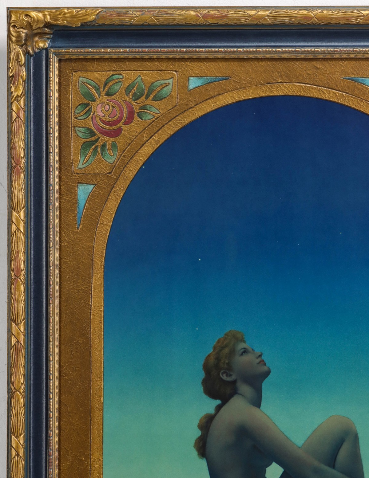 LARGE MECHANICAL PRINT 'STARS' AFTER MAXFIELD PARRISH