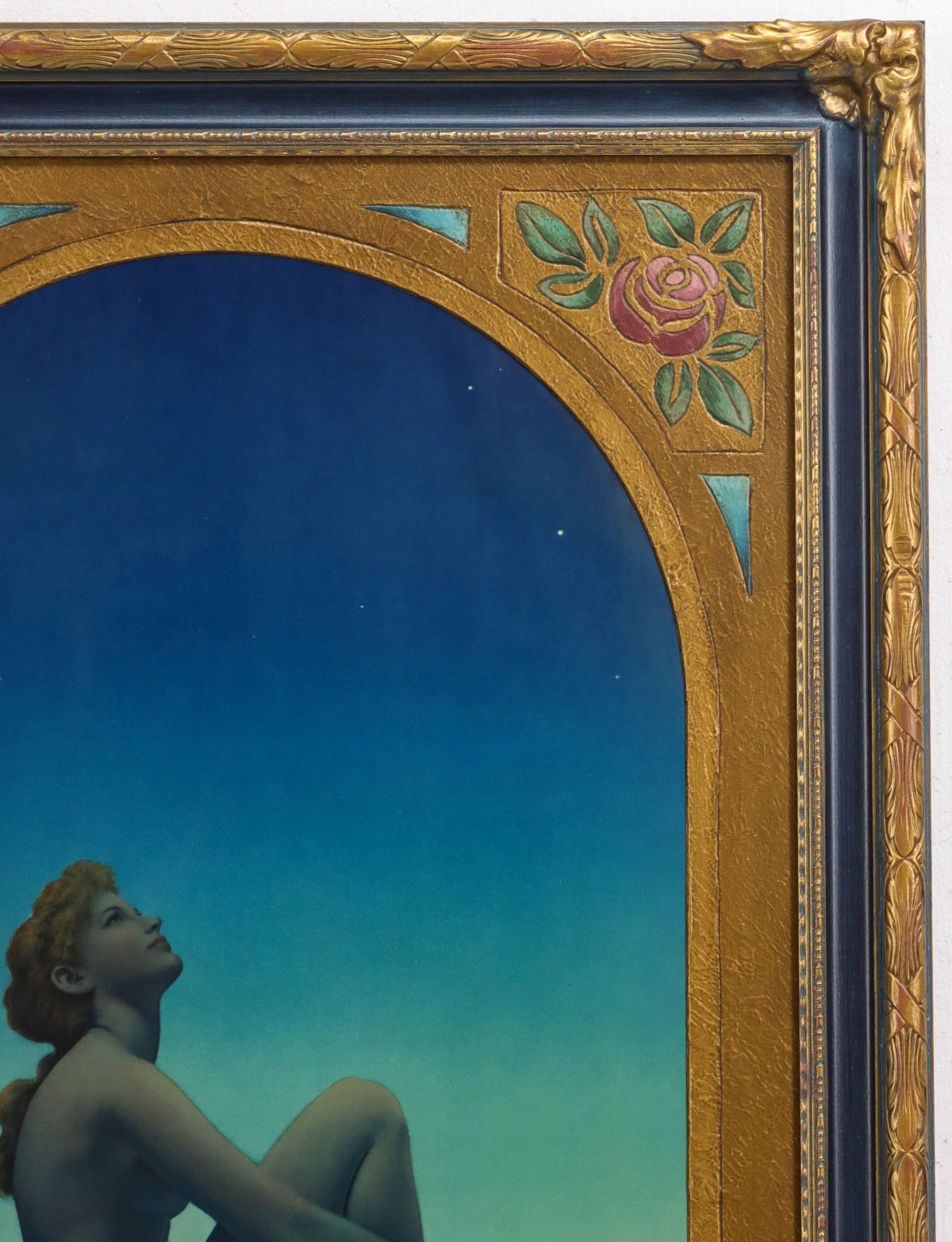 LARGE MECHANICAL PRINT 'STARS' AFTER MAXFIELD PARRISH