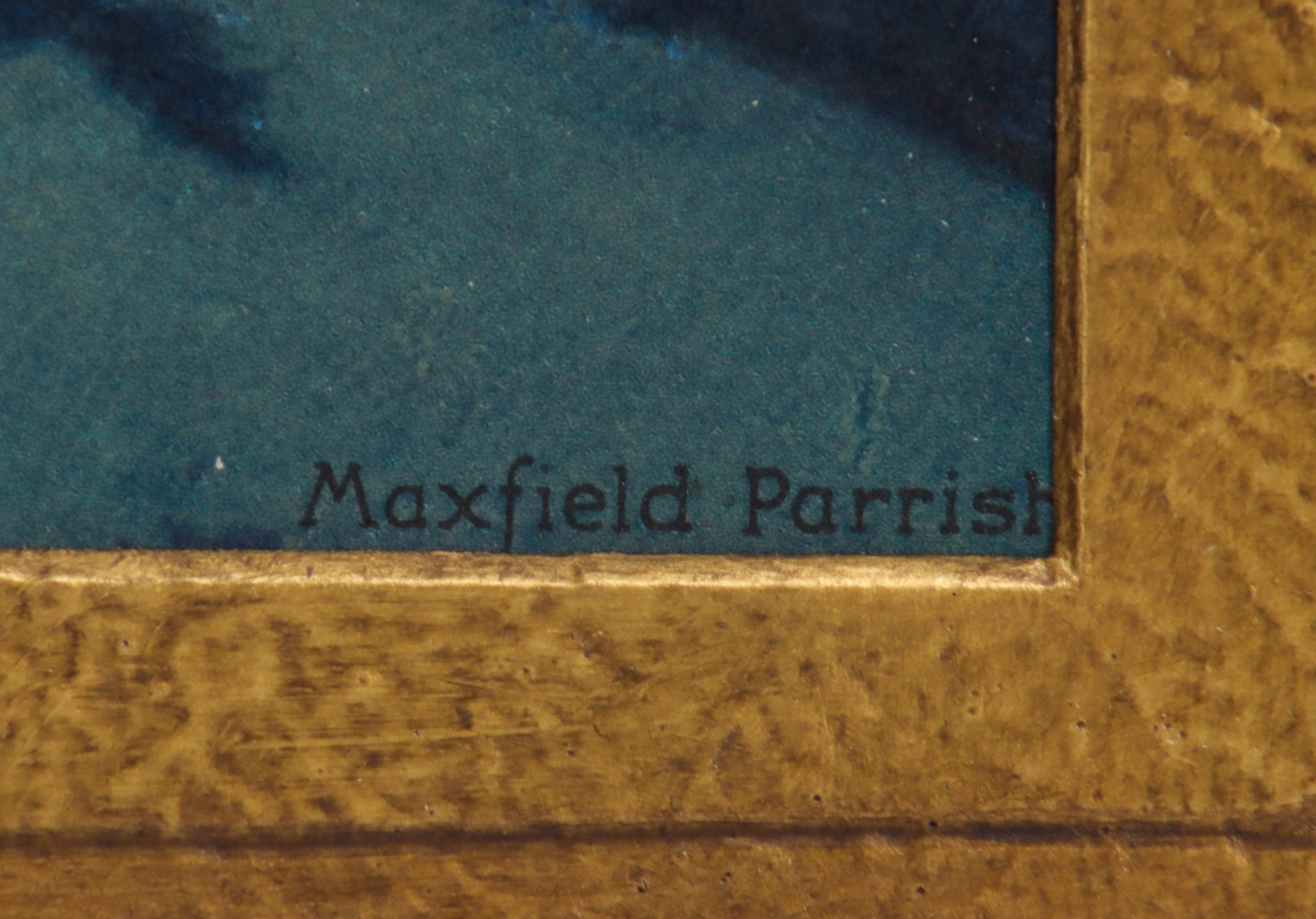 LARGE MECHANICAL PRINT 'STARS' AFTER MAXFIELD PARRISH