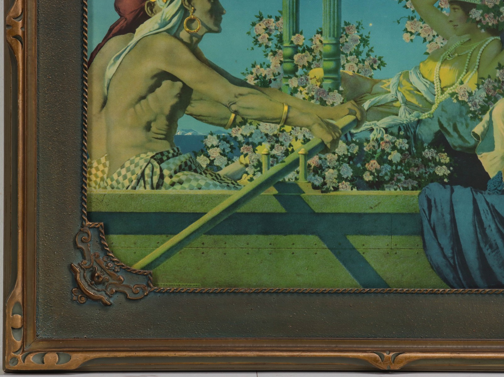 SCARCE LARGE 'CLEOPATRA' PRINT AFTER MAXFIELD PARRISH