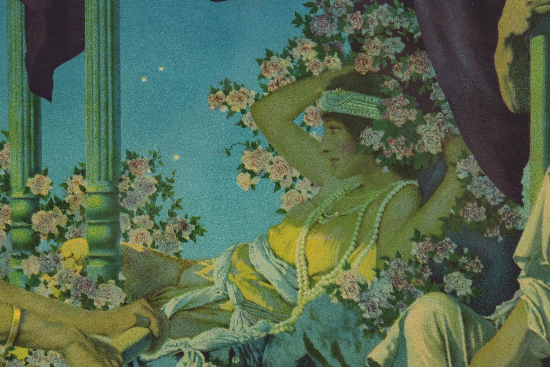 SCARCE LARGE 'CLEOPATRA' PRINT AFTER MAXFIELD PARRISH