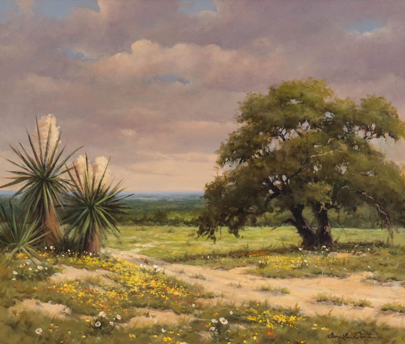 GARY LYNN ROBERTS (B. 1953) TEXAS HILL COUNTRY OIL